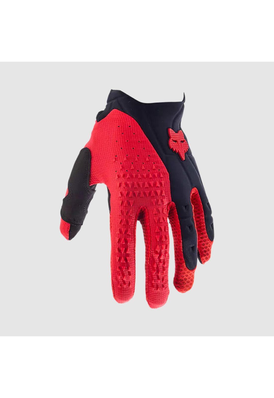 Guantes Moto Pawtector Rojo/Amarillo Fox-0