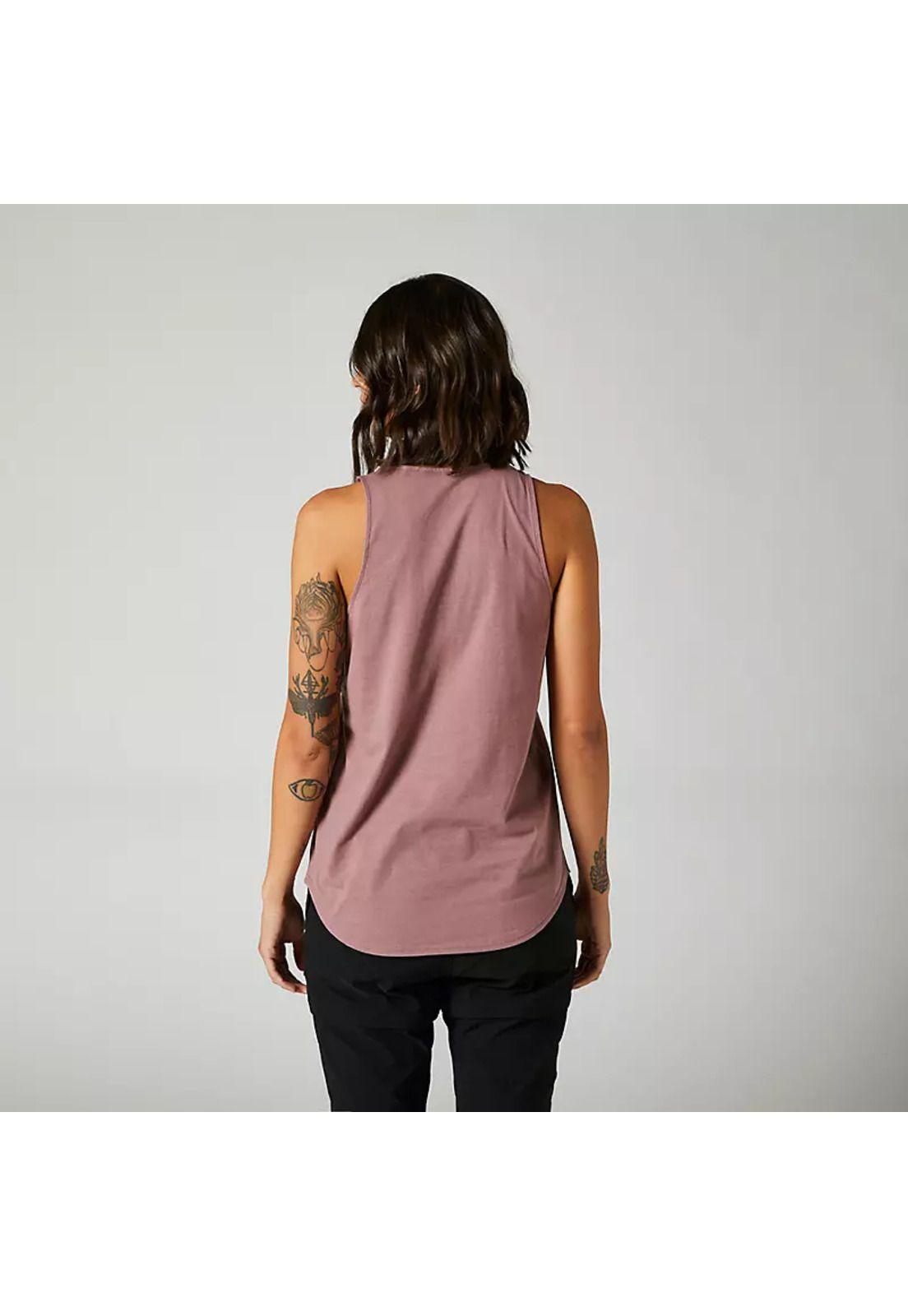 Polera Lifestyle Mujer Boundary Sin Mangas Morado Fox-2