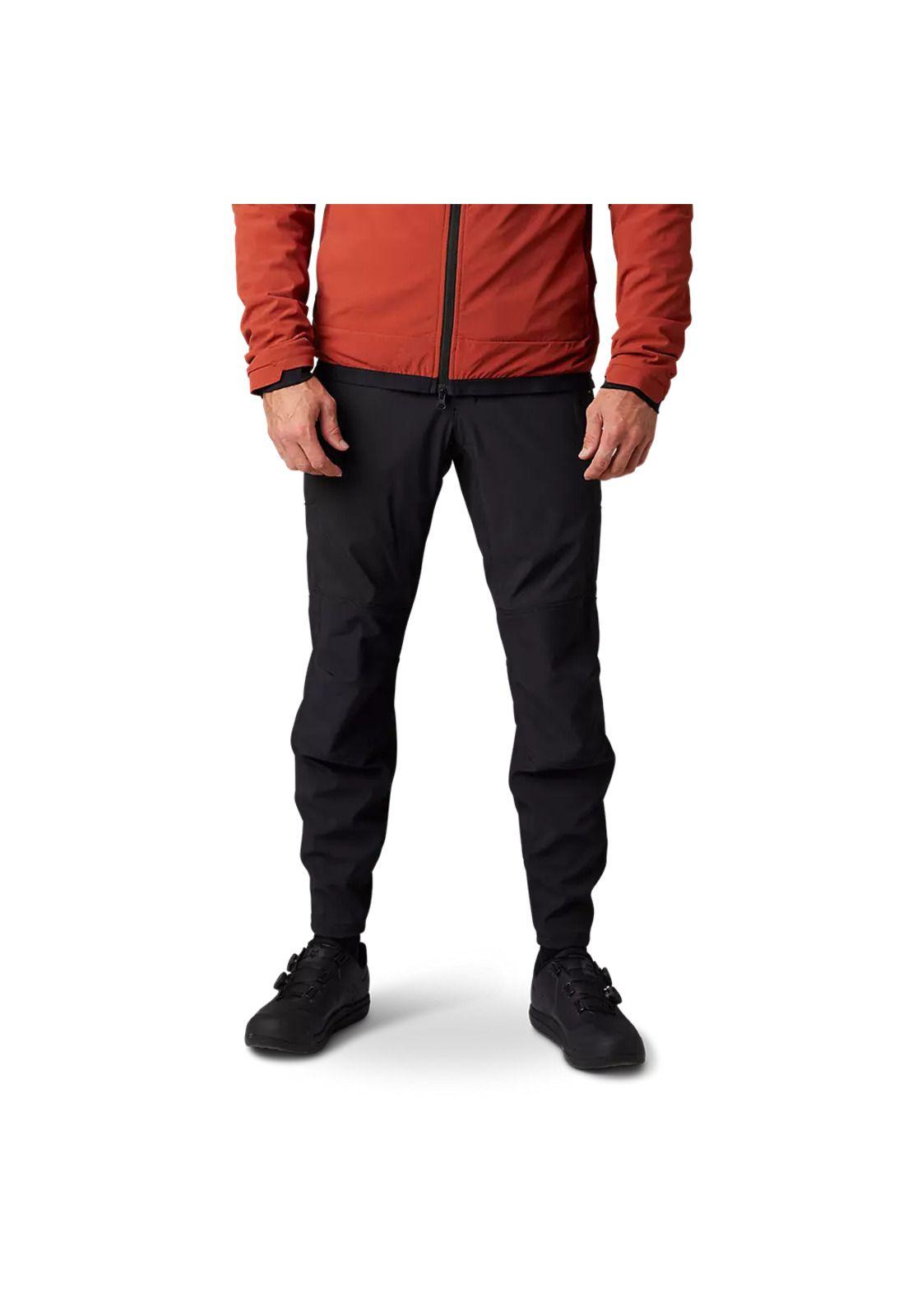 Pantalon Bicicleta Defend Fire Negro Fox-1