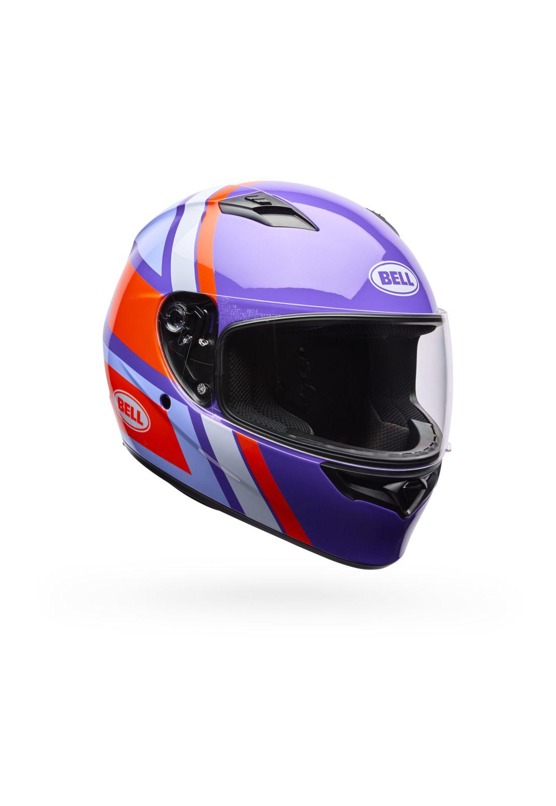 Casco Moto Qualifier Chasm Morado Bell-0