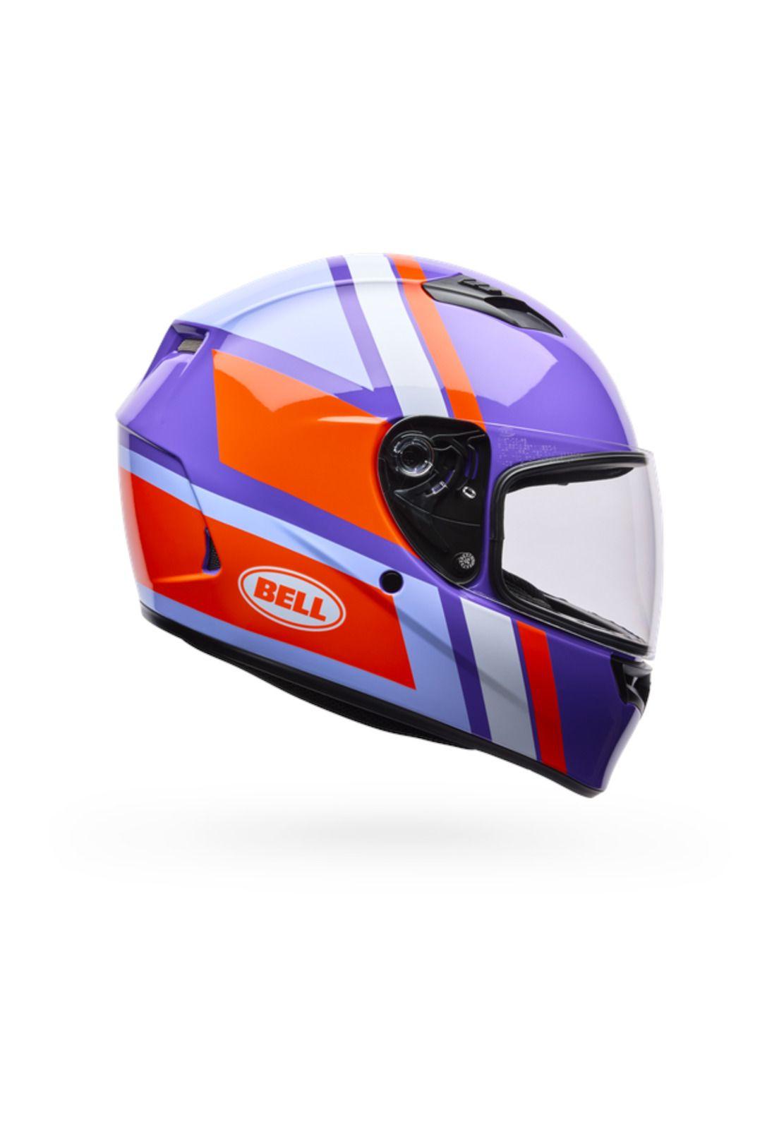 Casco Moto Qualifier Chasm Morado Bell-1