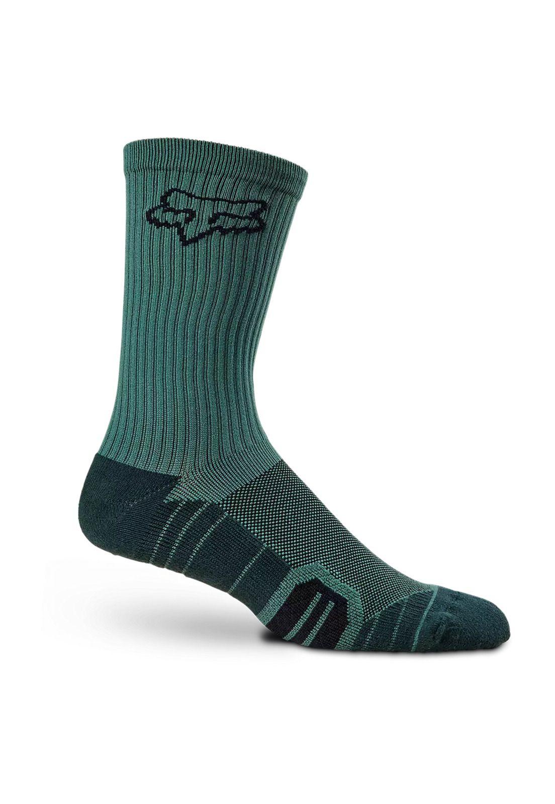 Calcetines Bicicleta Ranger Cushion 8" Esmeralda Fox-0