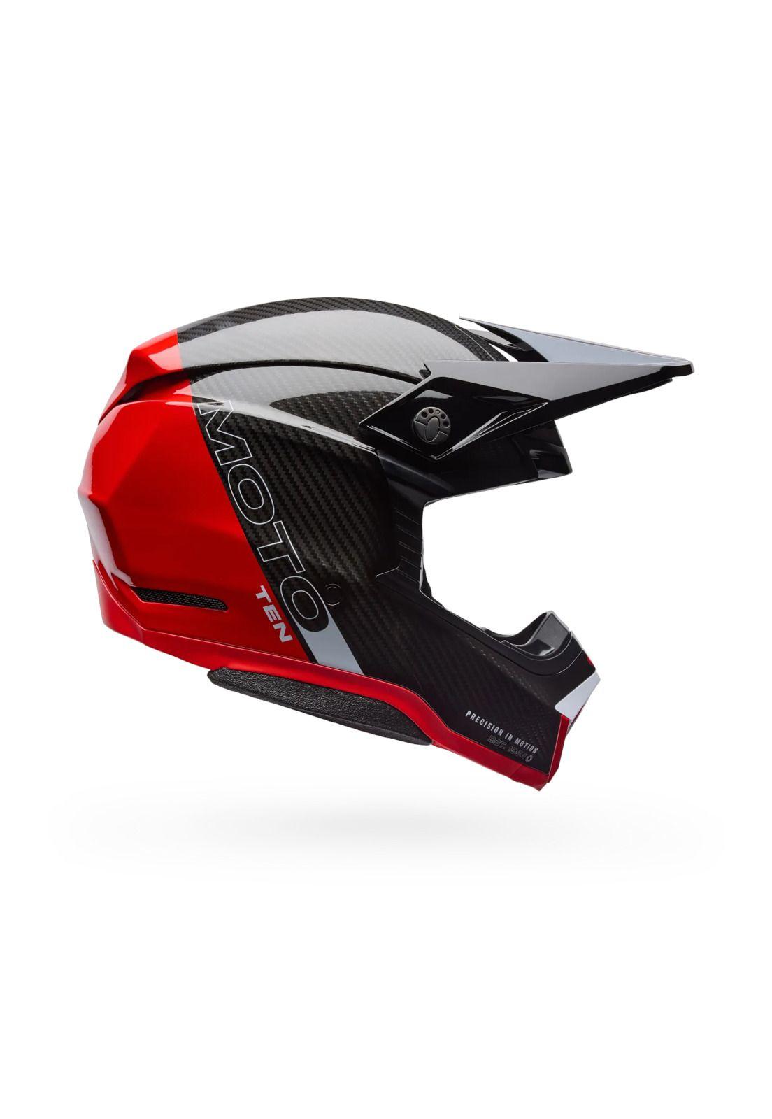 Casco Moto Moto-10 Spherical Strike Rojo/Negro Bell-0