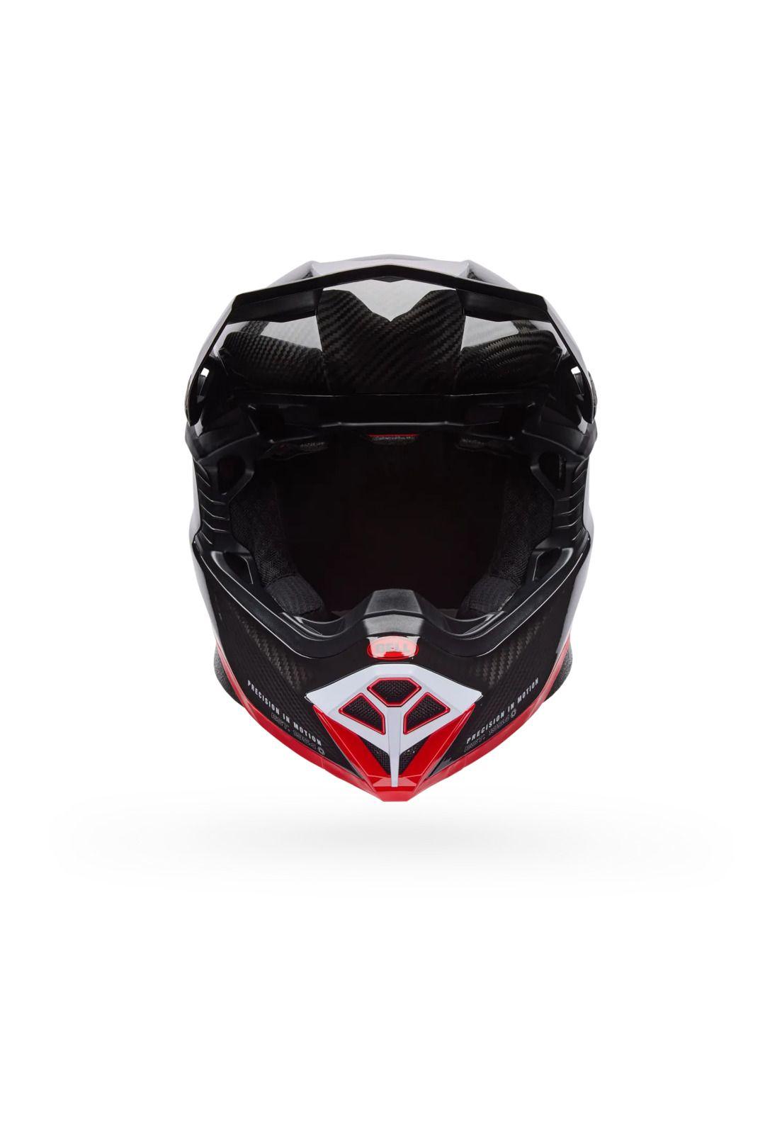 Casco Moto Moto-10 Spherical Strike Rojo/Negro Bell-2