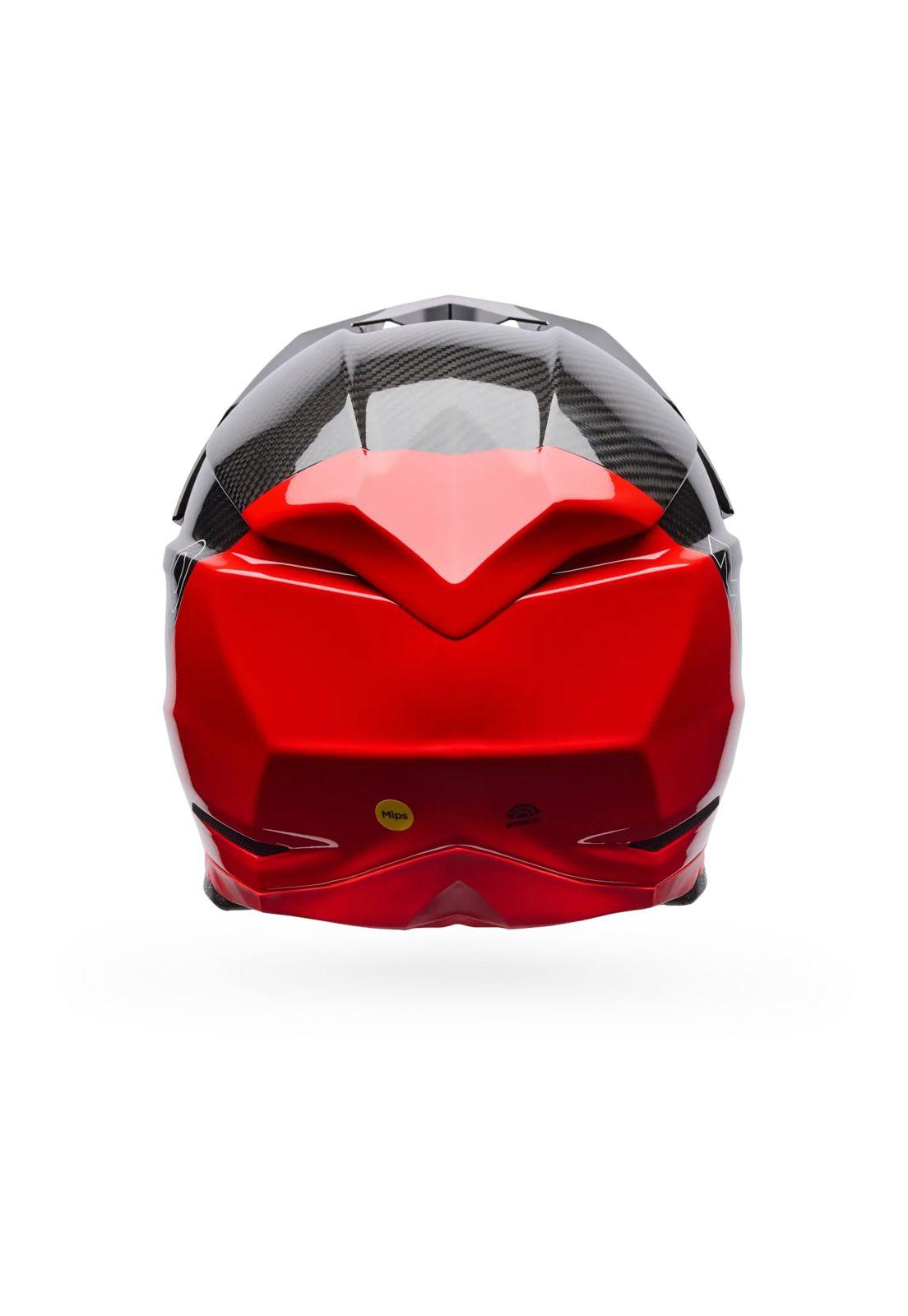 Casco Moto Moto-10 Spherical Strike Rojo/Negro Bell-3