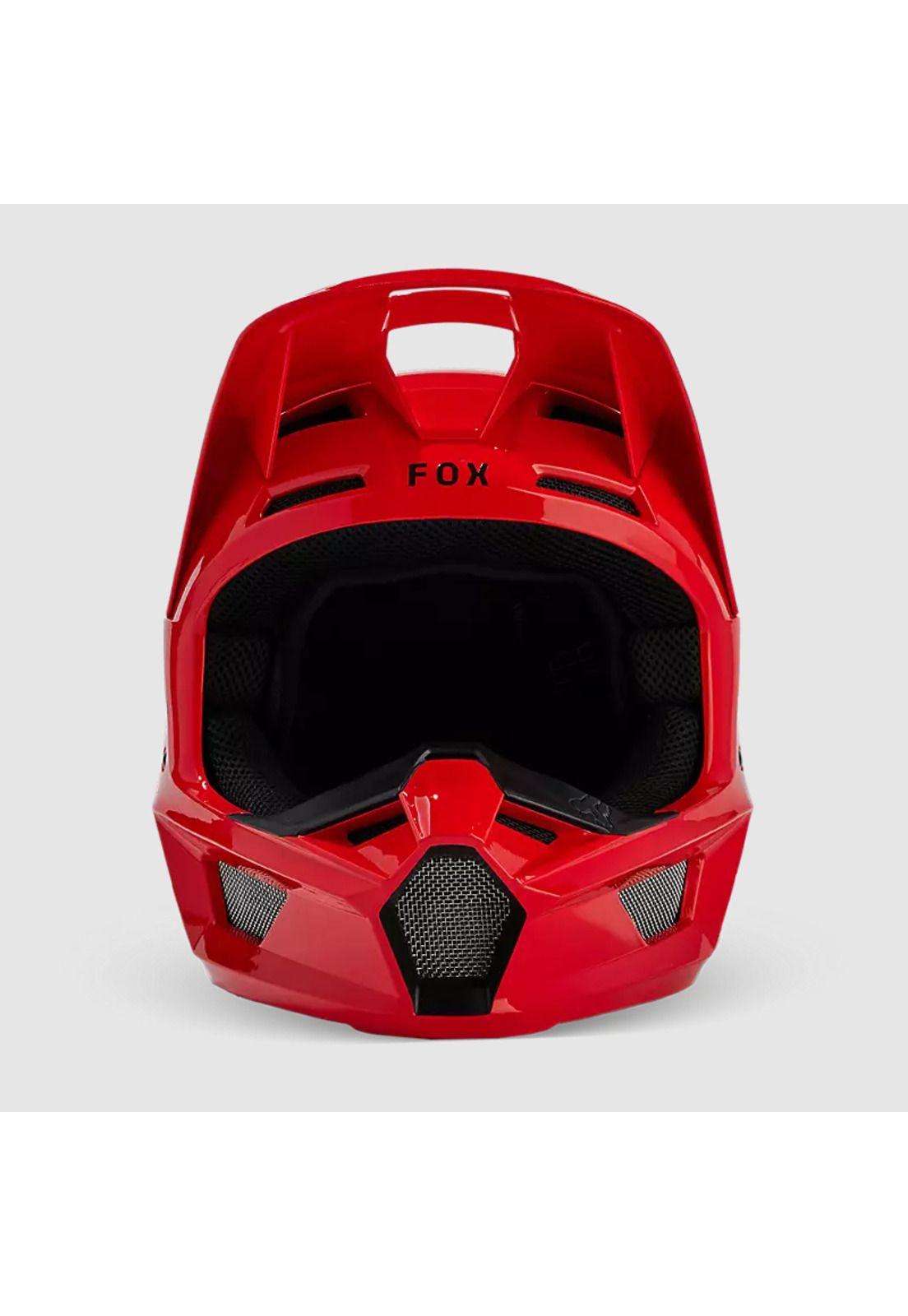 Casco Moto V Core Rojo Fox-2