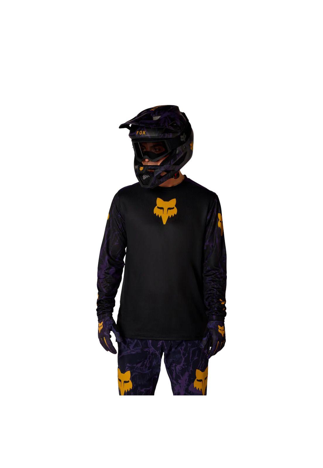 Polera Bicicleta Ranger  Image Print Azul/Morado Fox-2