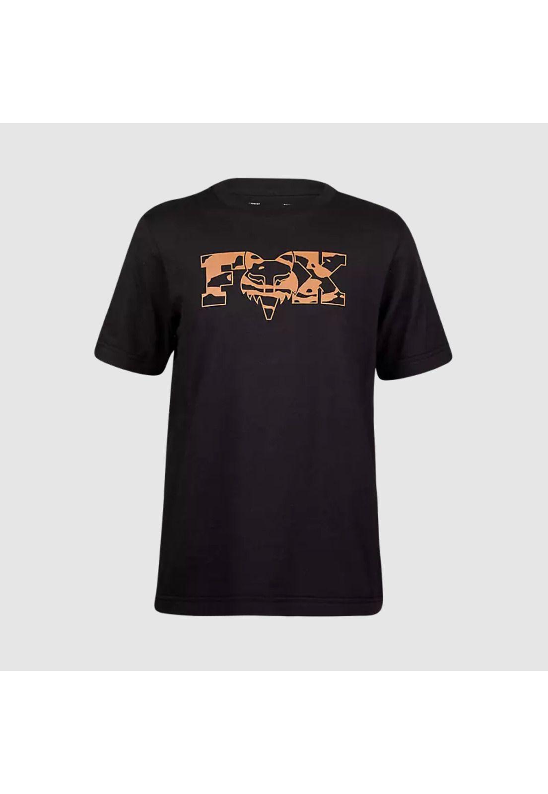 Polera Lifestyle Niño Cienega Negro Fox-2