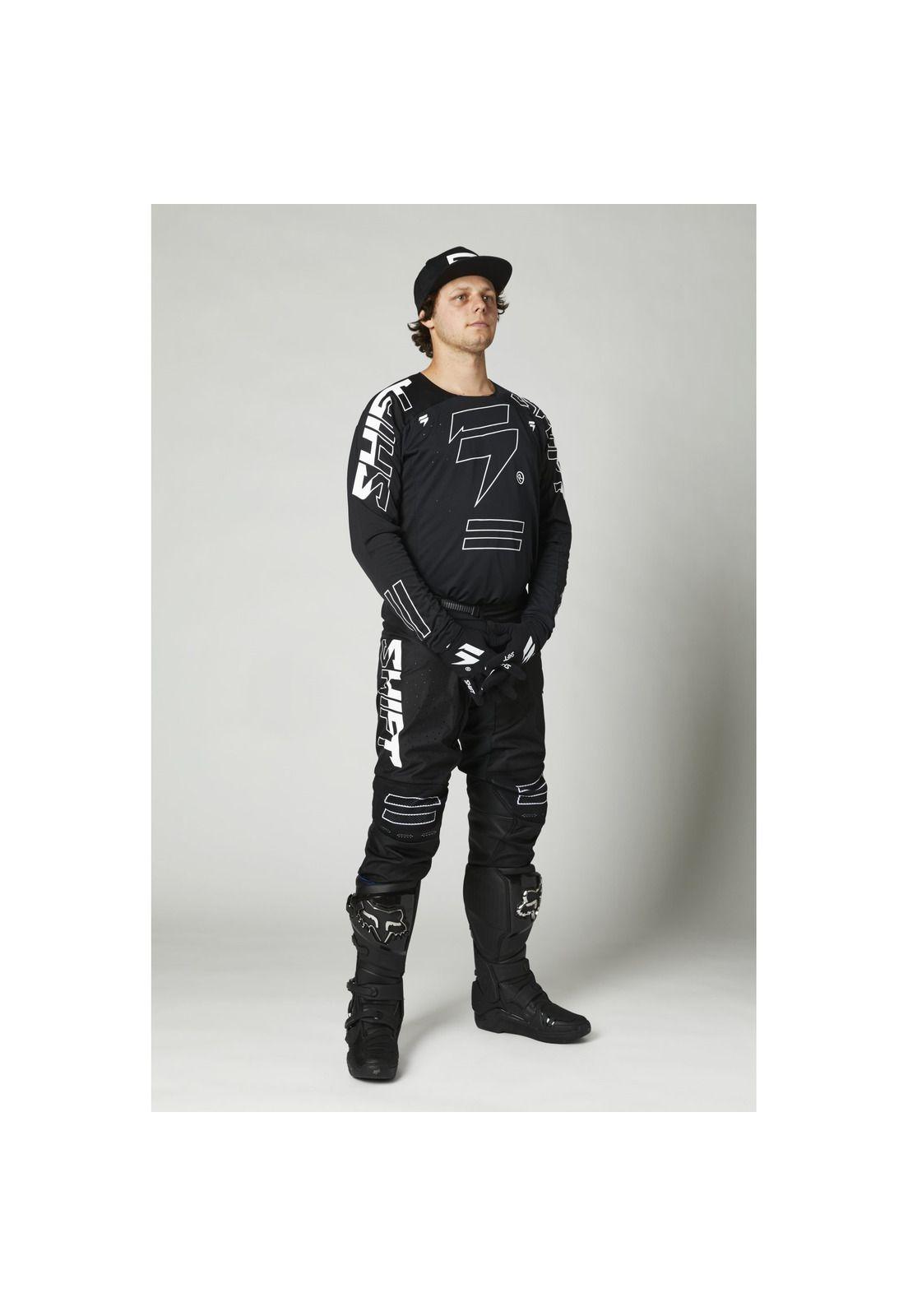 Pantalon Moto 3Lack Label King Negro Shift-1