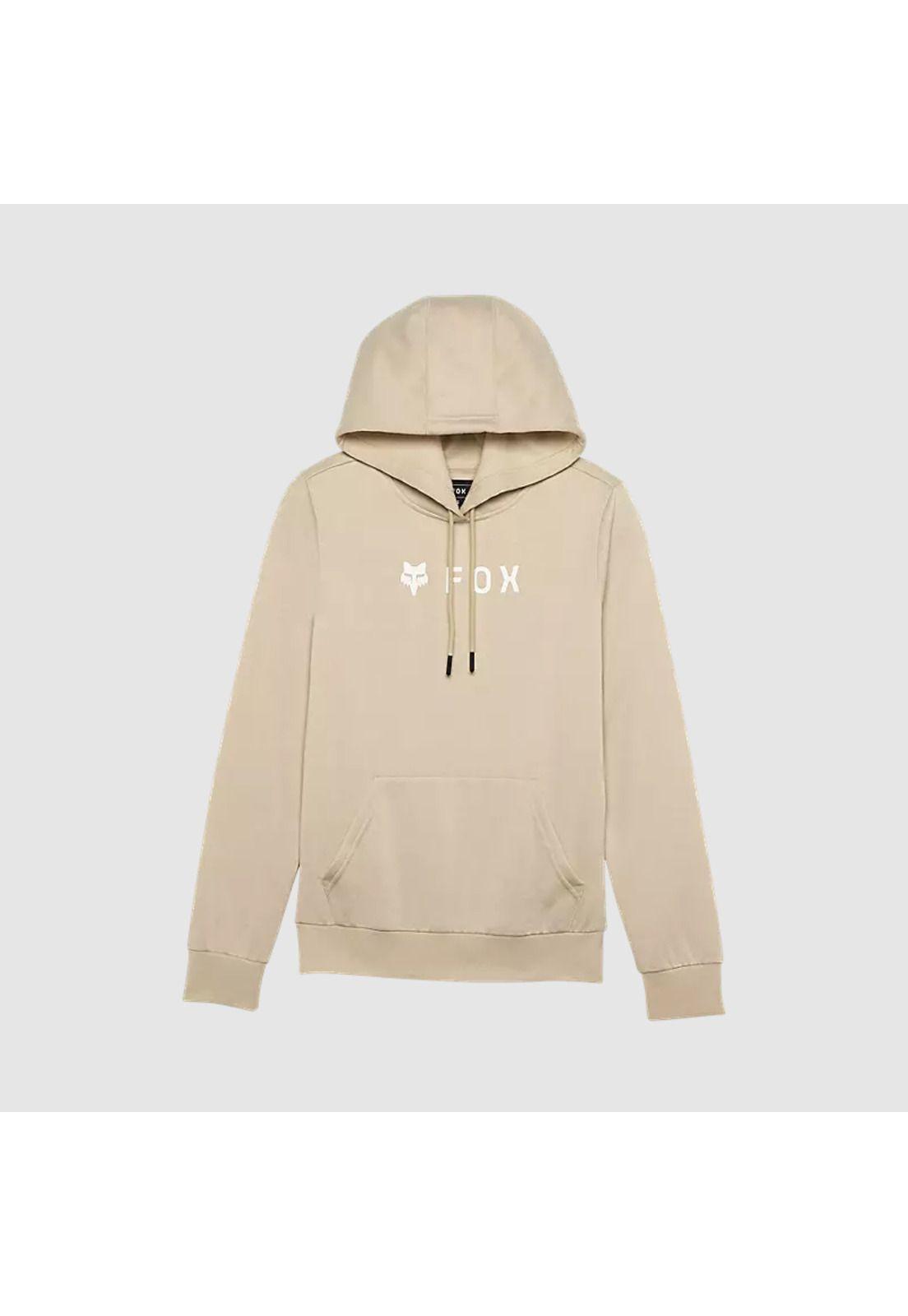 Poleron Lifestyle Mujer Canguro Absolute Crema Fox-0