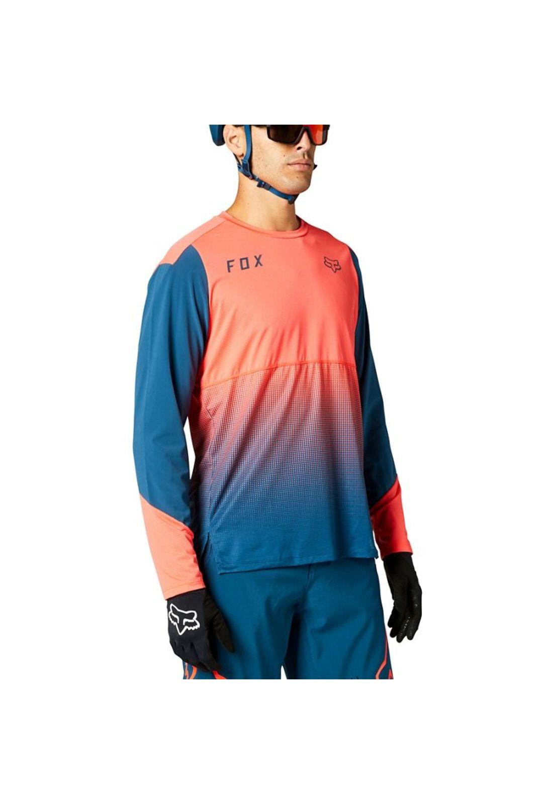 Polera Bicicleta Flexair Rojo Fox-0