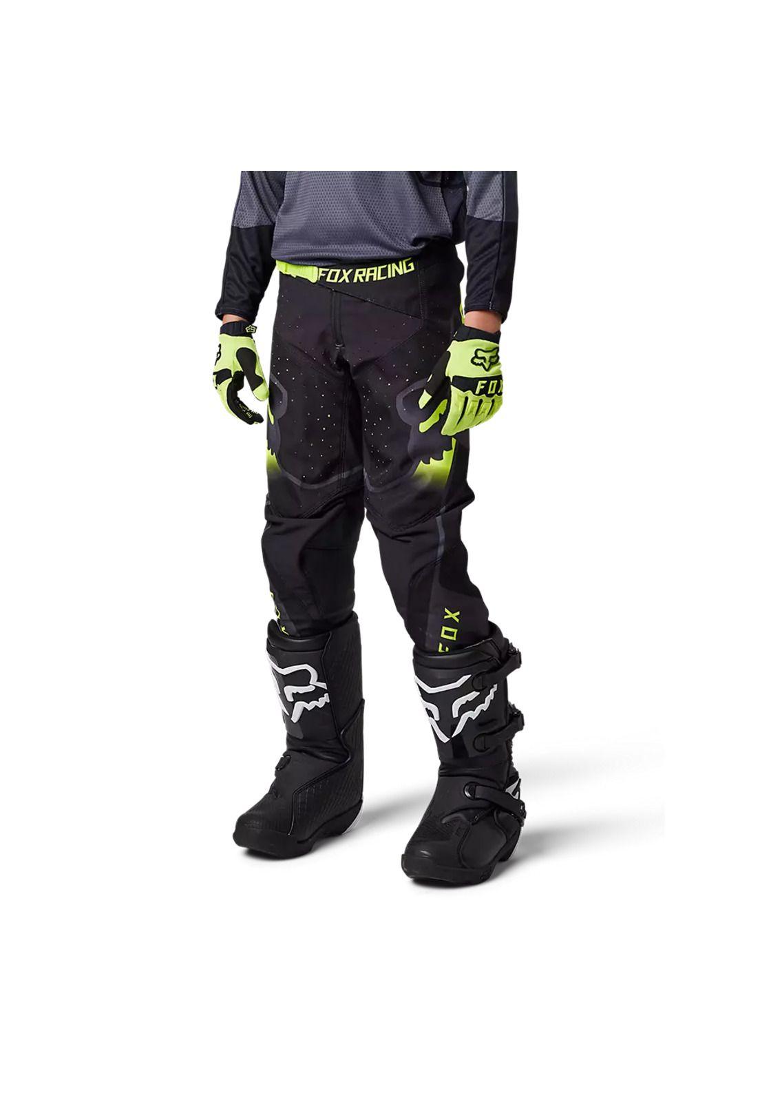 Pantalon Moto Niño 360 Vizen Negro Fox-1