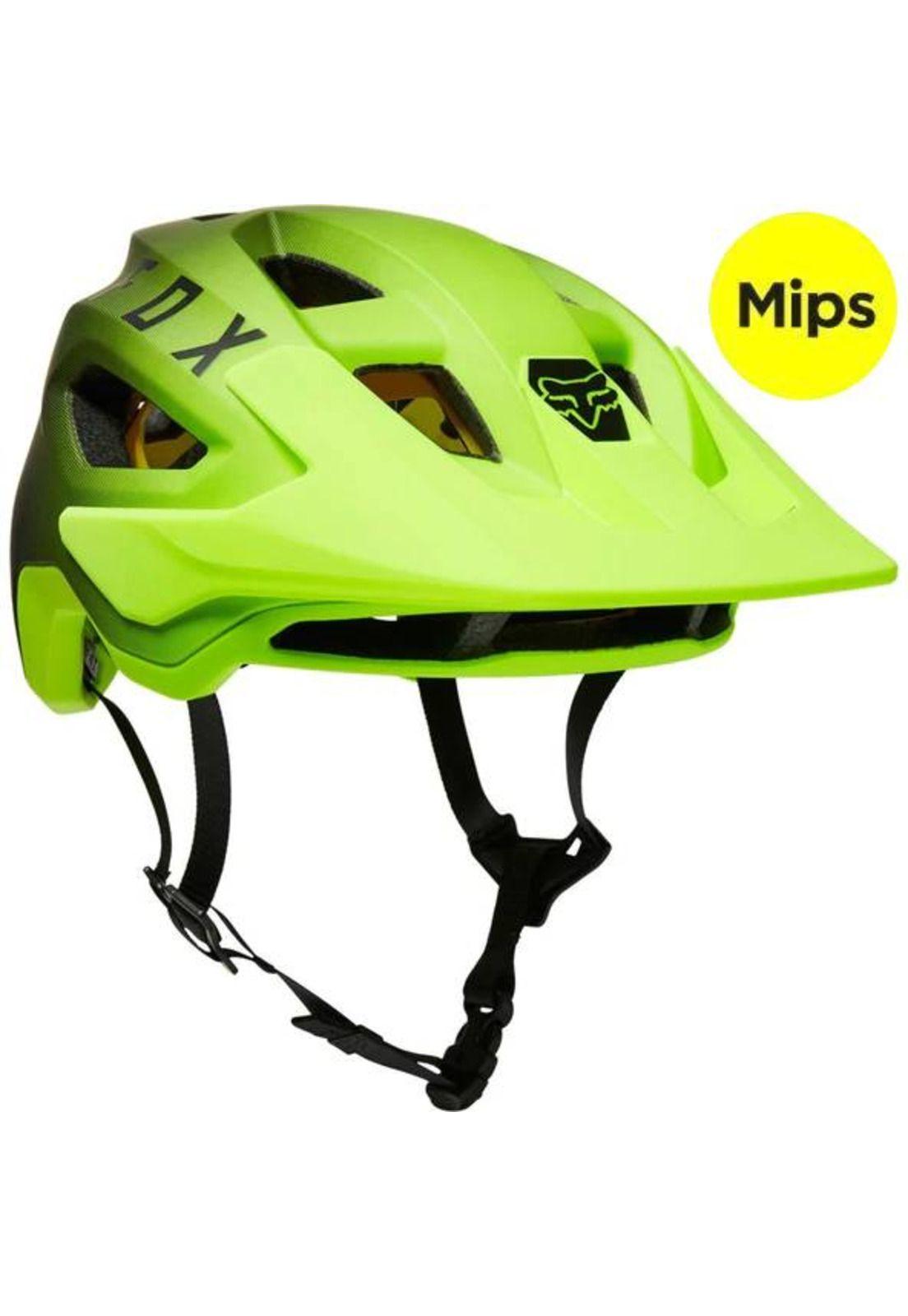 Casco Bicicleta Speedframe Mips CE Negro/Amarillo Fox-0