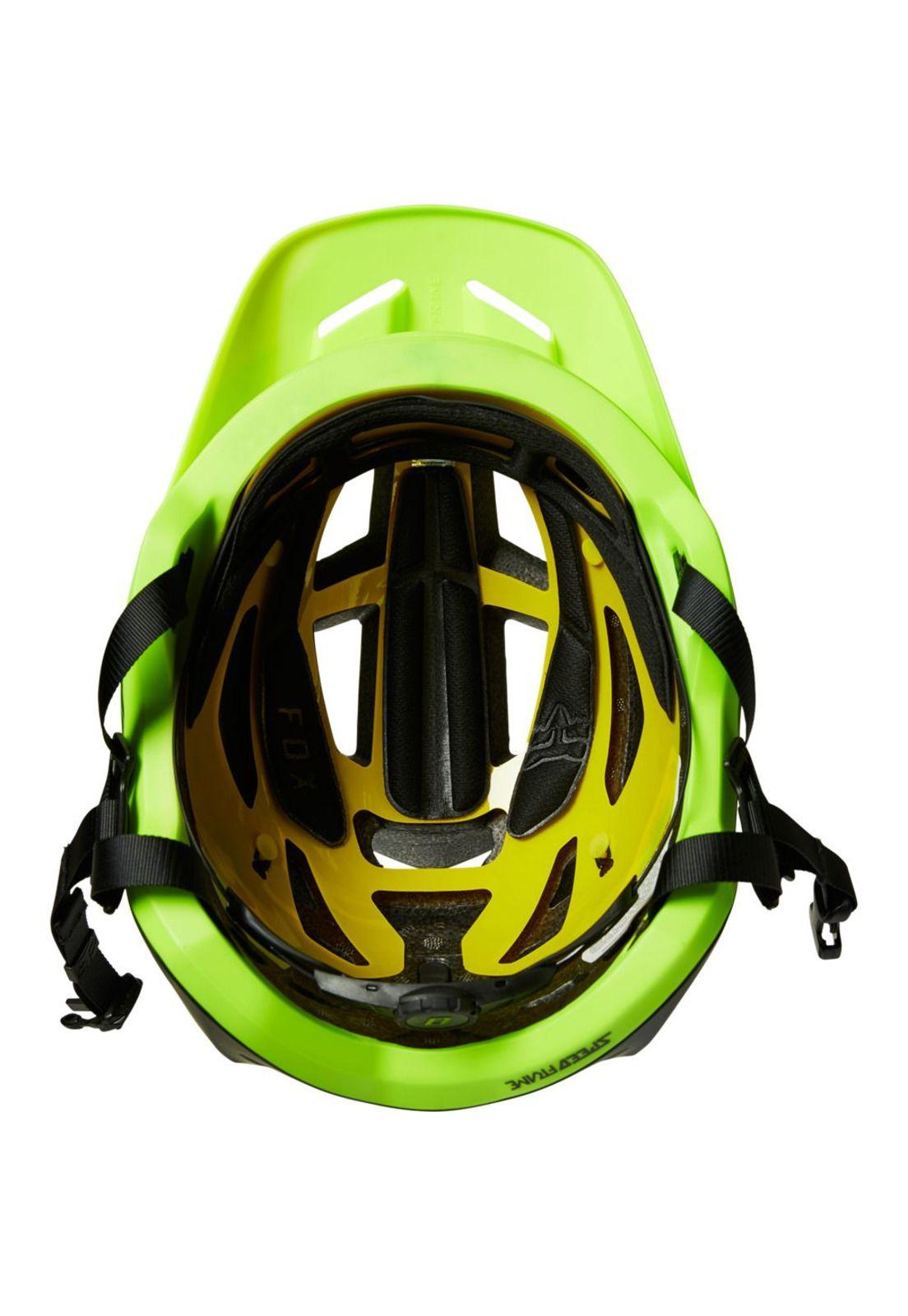 Casco Bicicleta Speedframe Mips CE Negro/Amarillo Fox-4