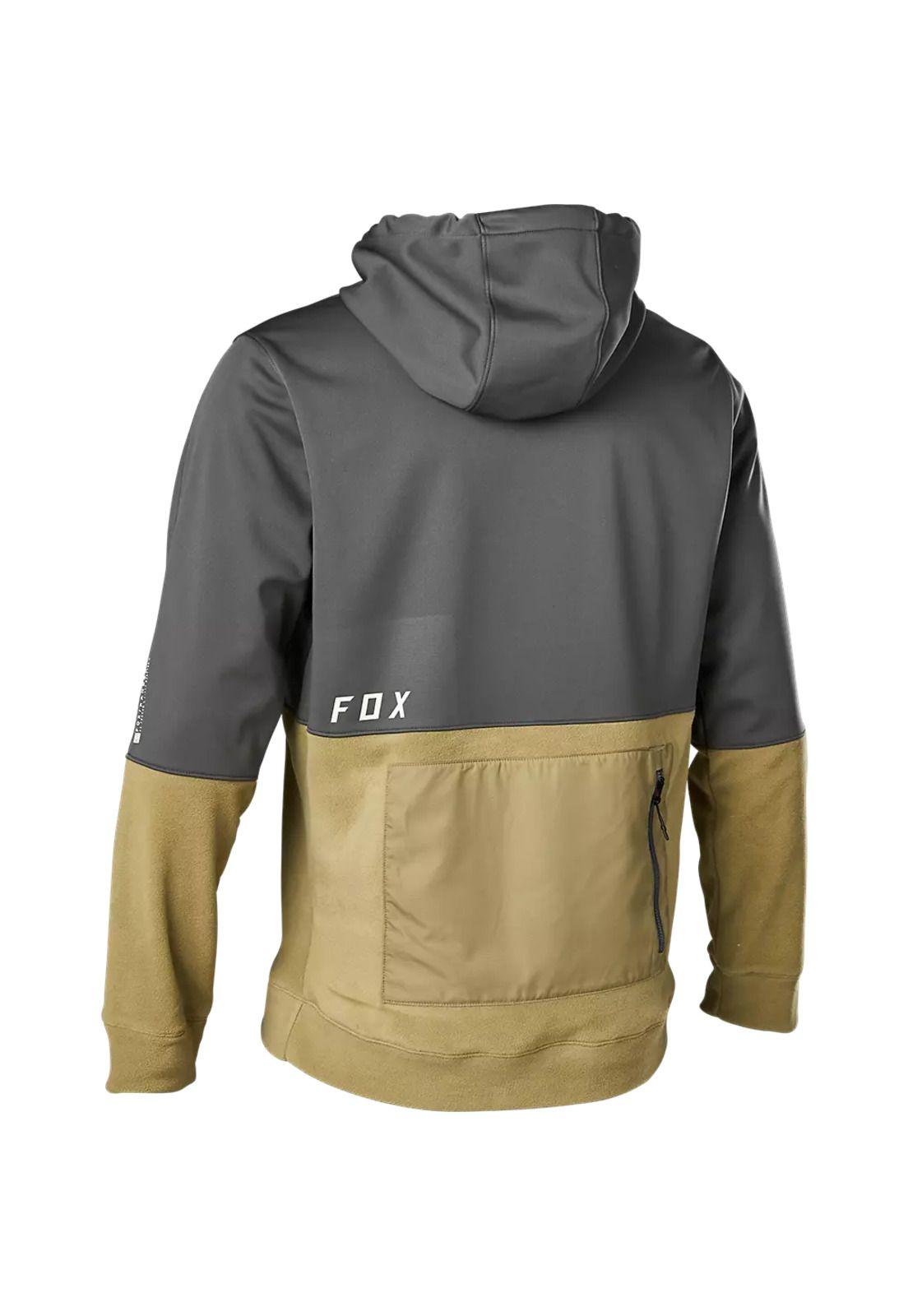 Poleron Bicicleta Ranger Windbloc® Gris/Beige Fox-3