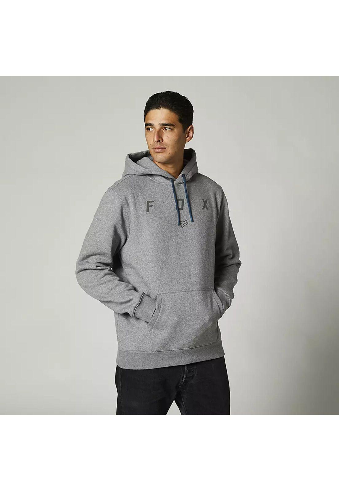 Poleron Lifestyle Paralax Pullover Gris Fox-0