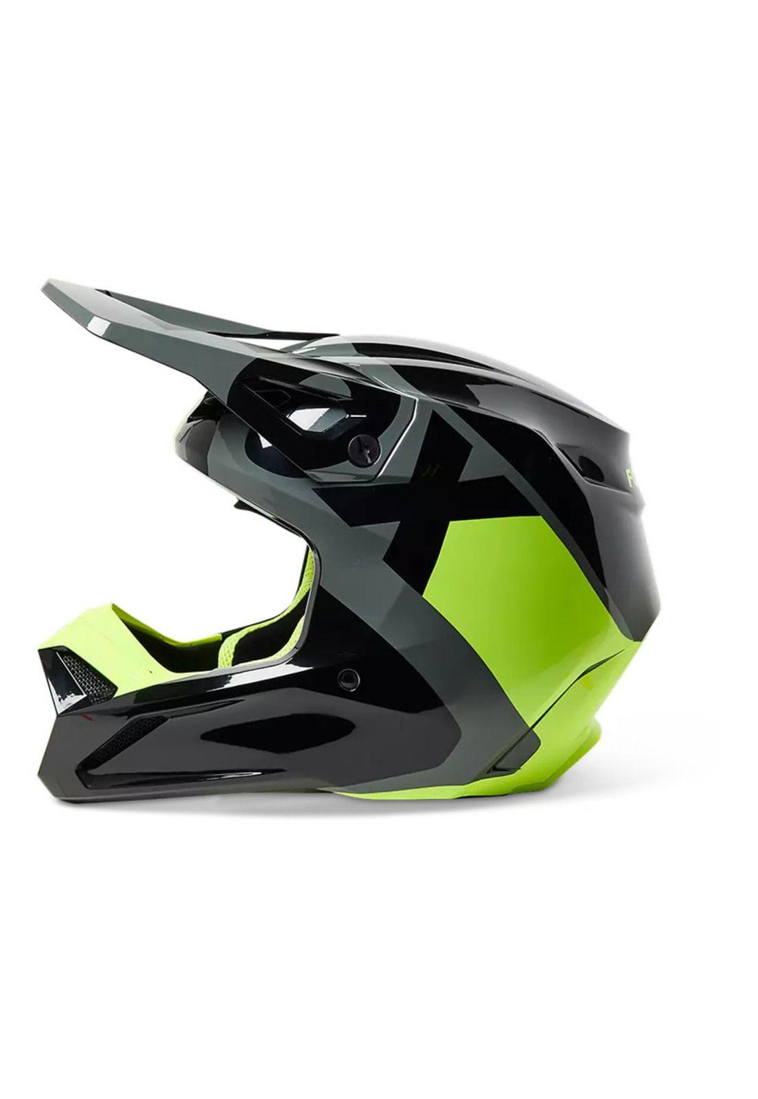 Casco Moto Niño V1 Xpozr Negro Fox-2