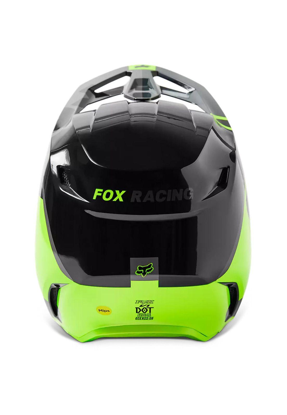 Casco Moto Niño V1 Xpozr Negro Fox-5