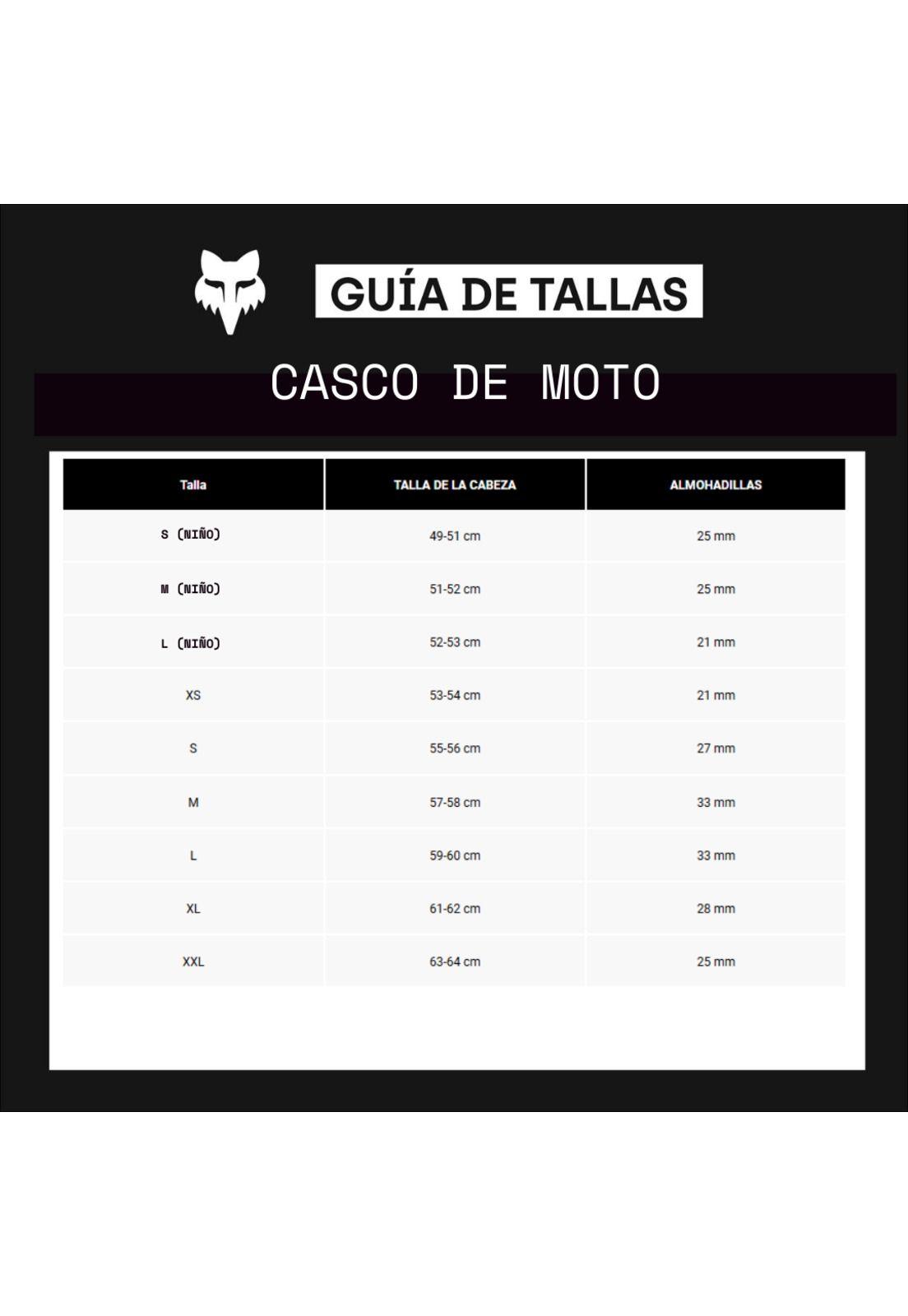Casco Moto Niño V1 Venz Azul Fox-5
