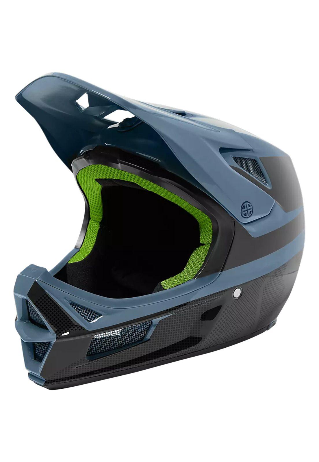 Casco Bicicleta Rampage Comp Azul Fox-1