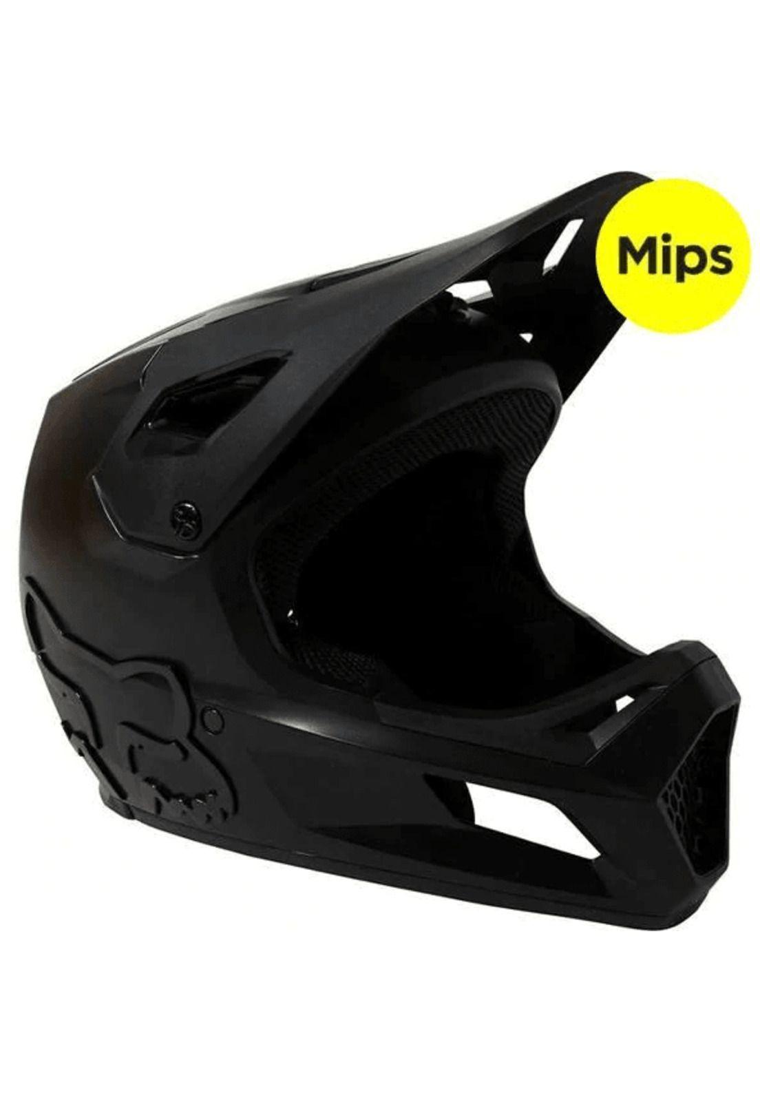 Casco Bicicleta Niño Rampage Negro Fox-0