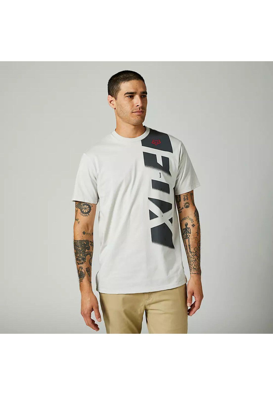 Polera Lifestyle RKANE Gris Fox-0