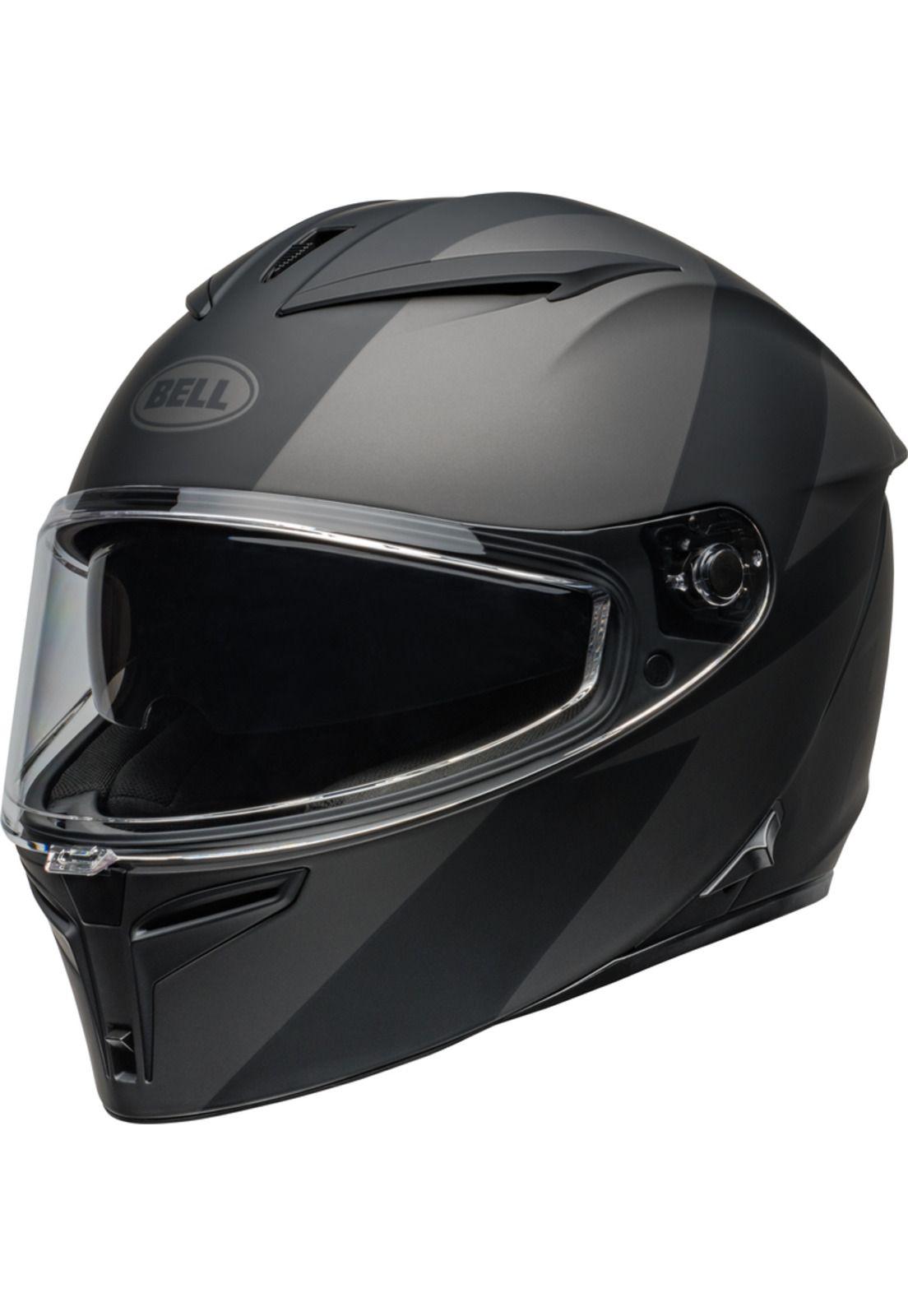 Casco Moto Calle Lithium Shear Negro Matte/Gris Bell-0