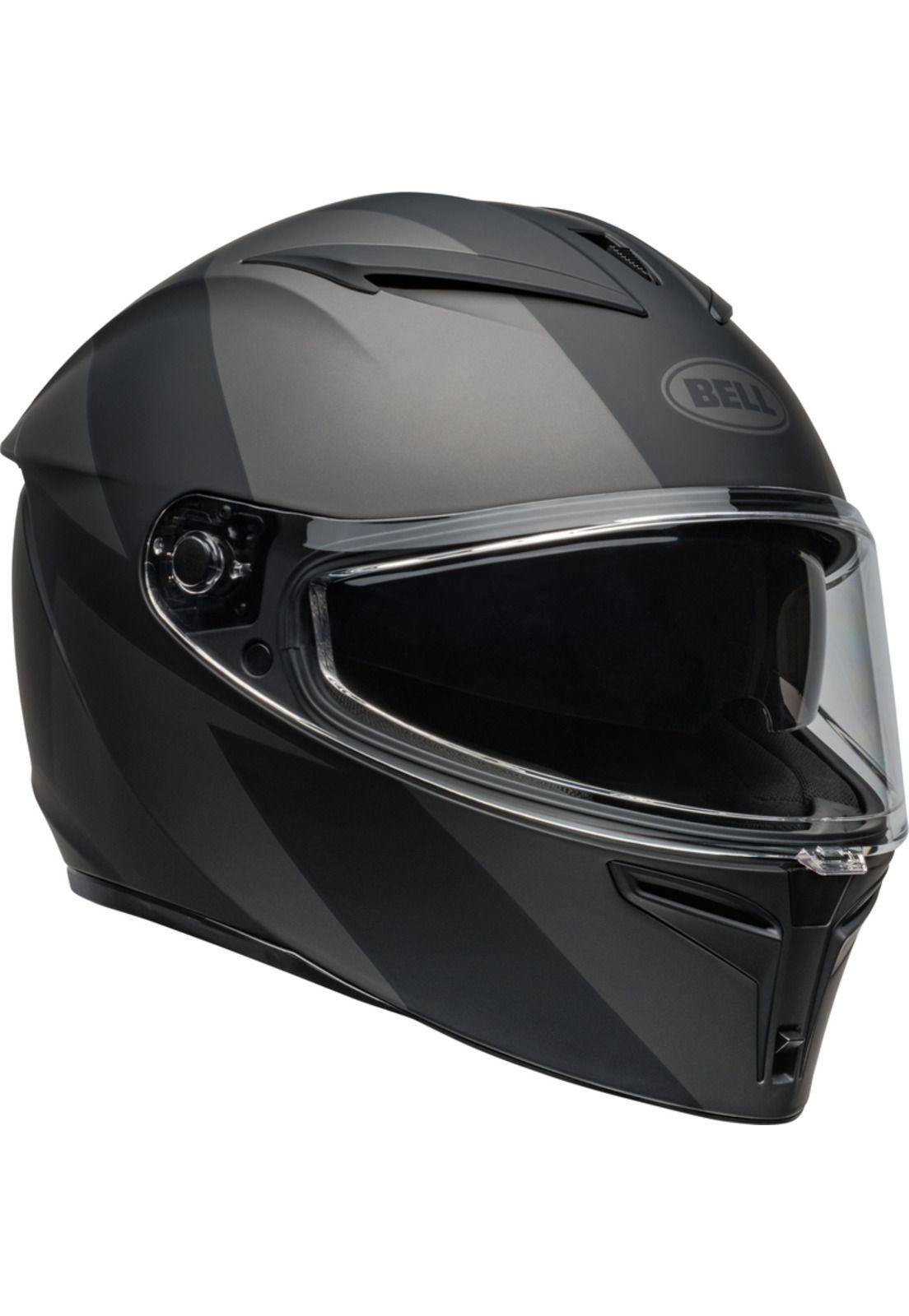 Casco Moto Calle Lithium Shear Negro Matte/Gris Bell-1