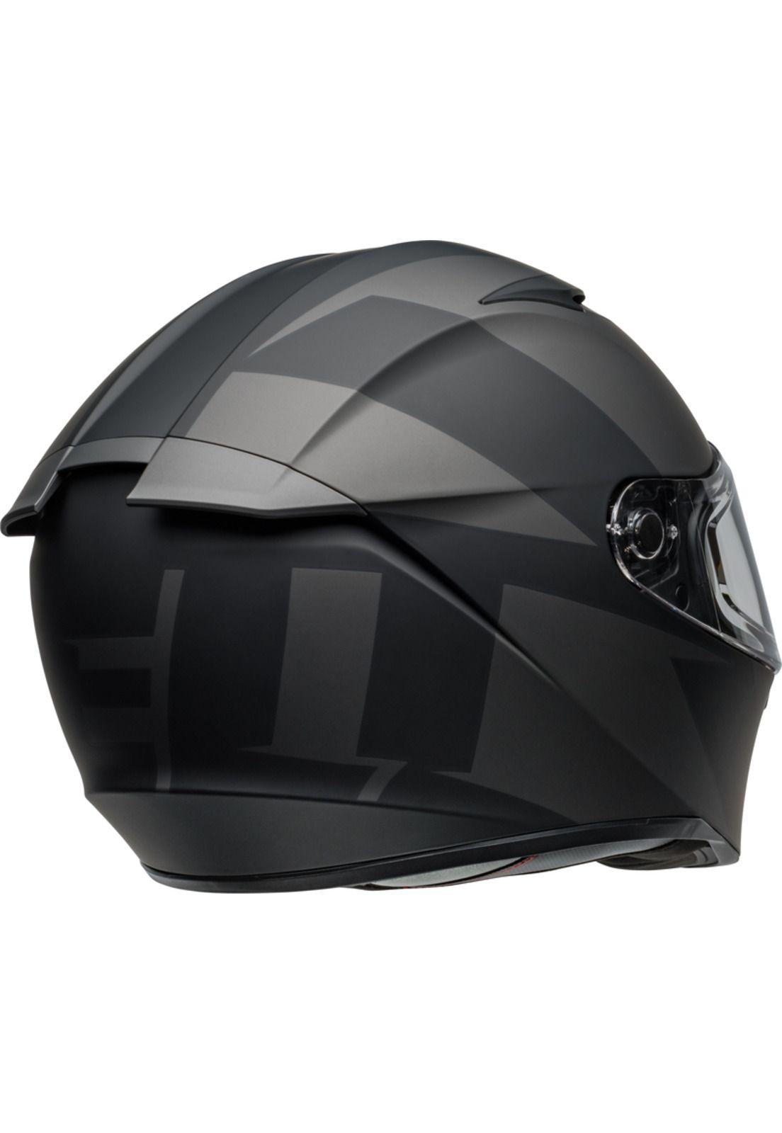Casco Moto Calle Lithium Shear Negro Matte/Gris Bell-6