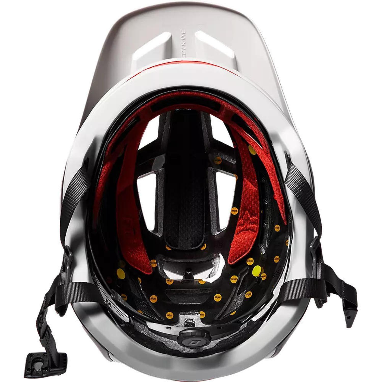 Casco Bicicleta Speedframe Pro Blocked Blanco/Negro Fox-4