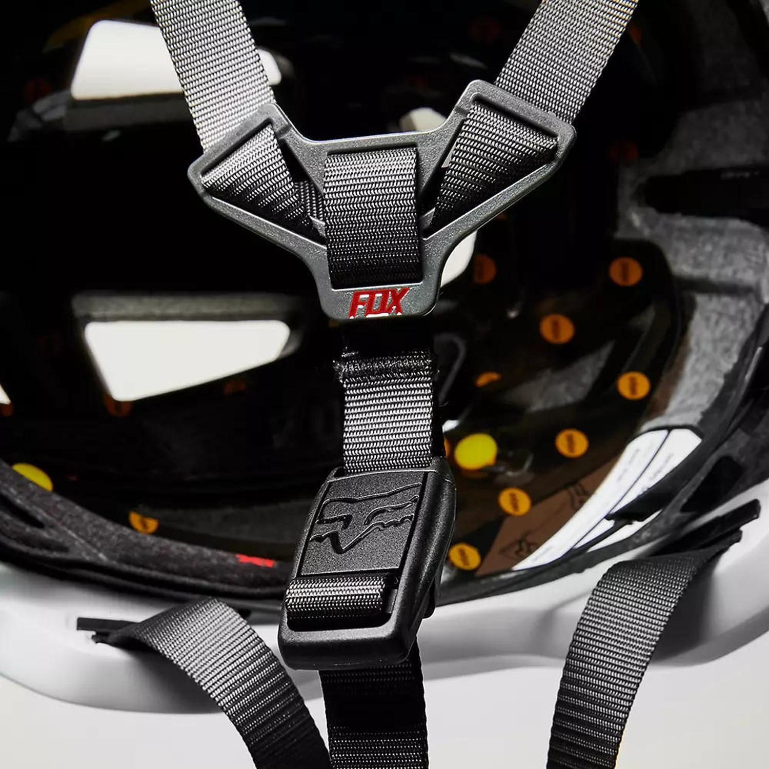 Casco Bicicleta Speedframe Pro Blocked Blanco/Negro Fox-6