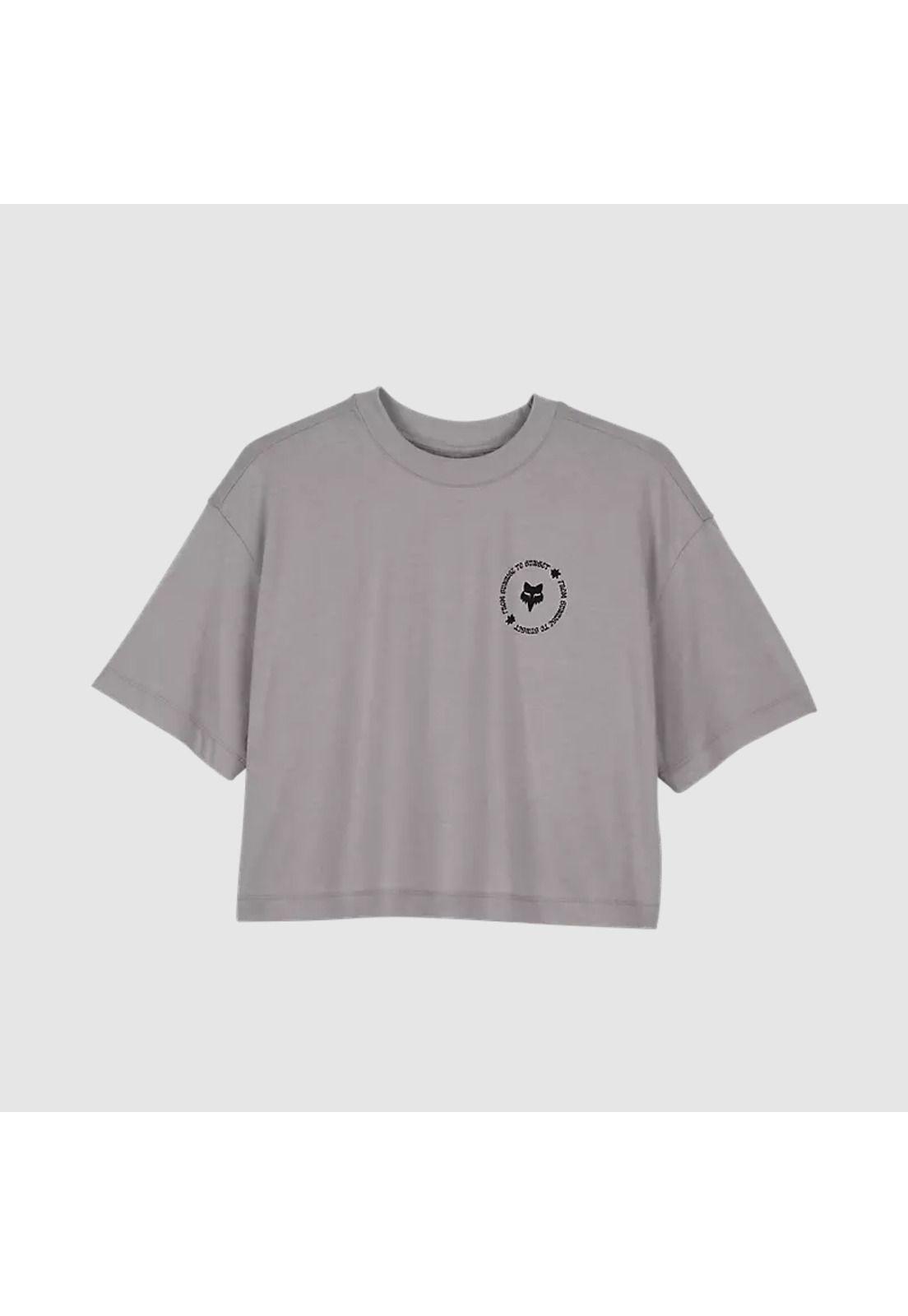 Polera Lifestyle Mujer Byrd Crop Gris Fox-0