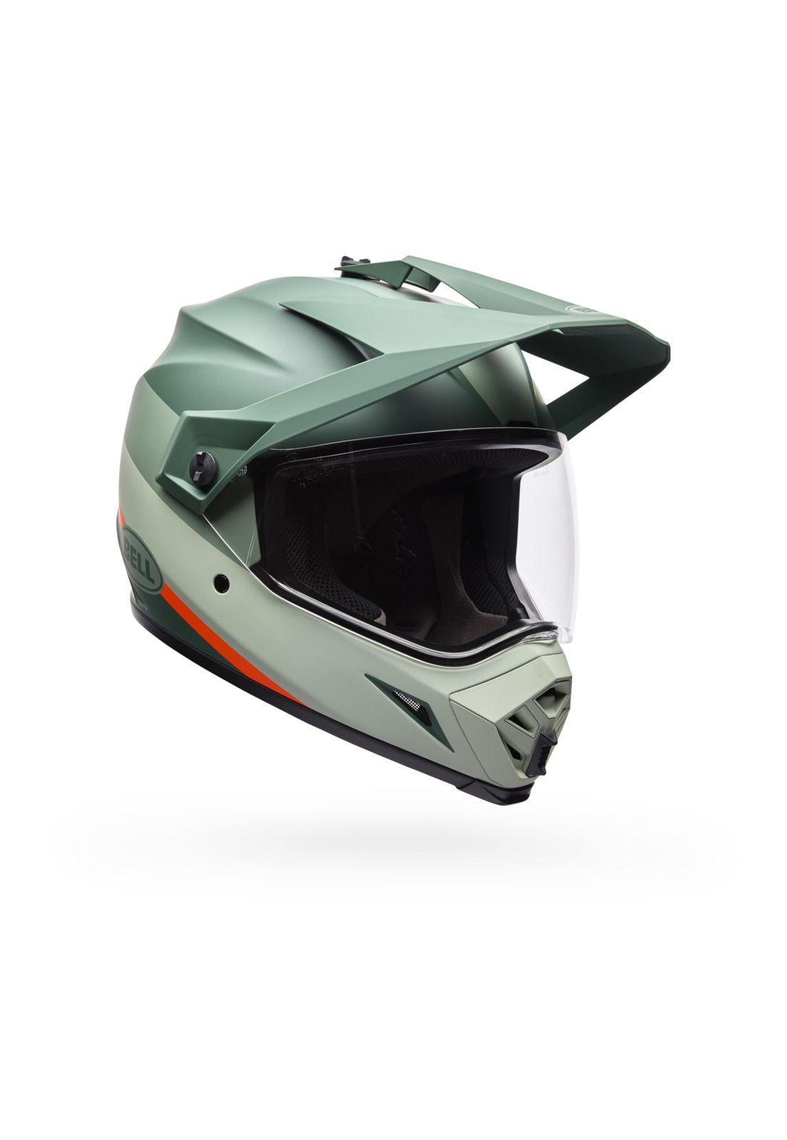Casco Moto Calle MX-9 ADV Verde Certificado QR Bell-0