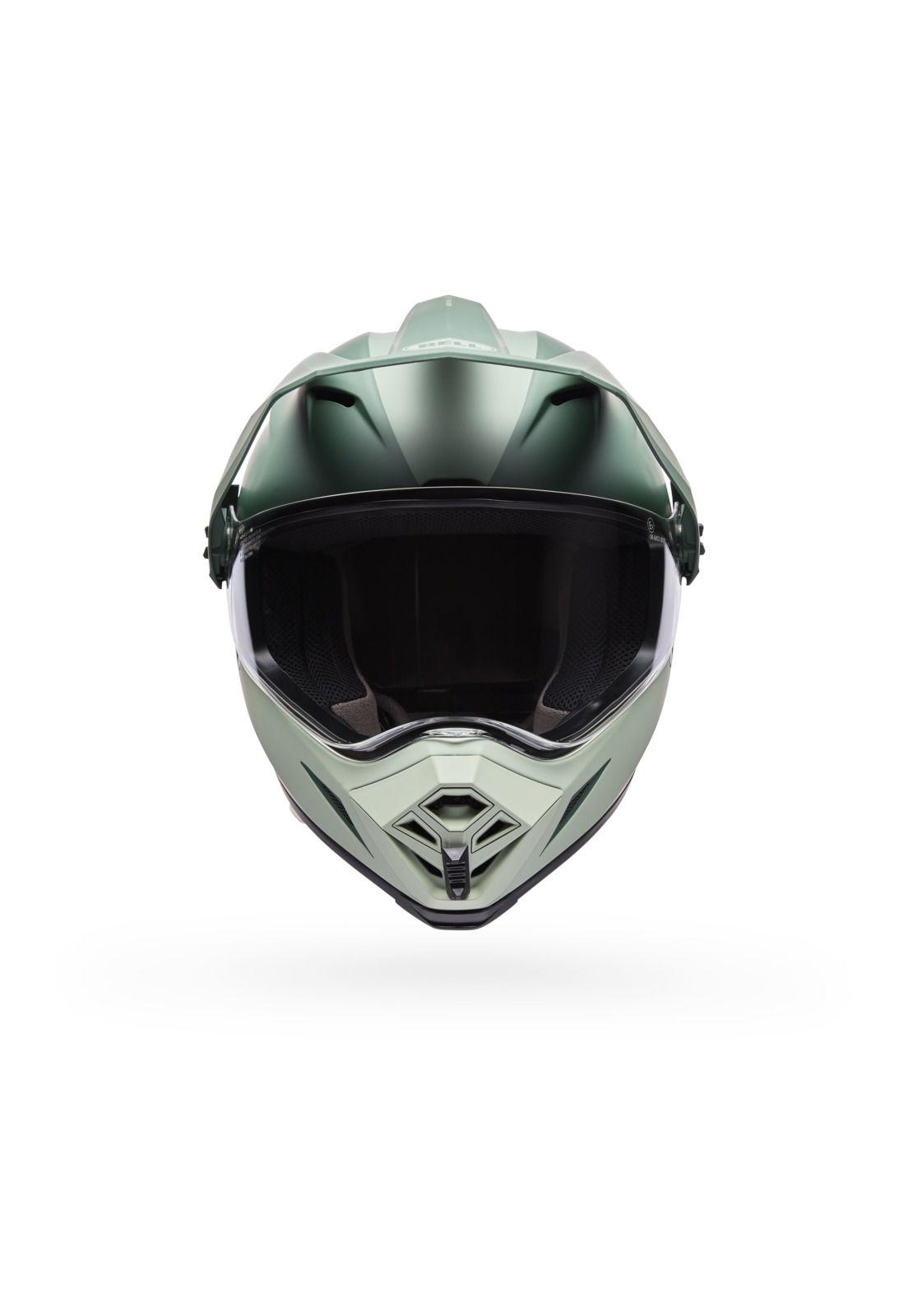 Casco Moto Calle MX-9 ADV Verde Certificado QR Bell-2