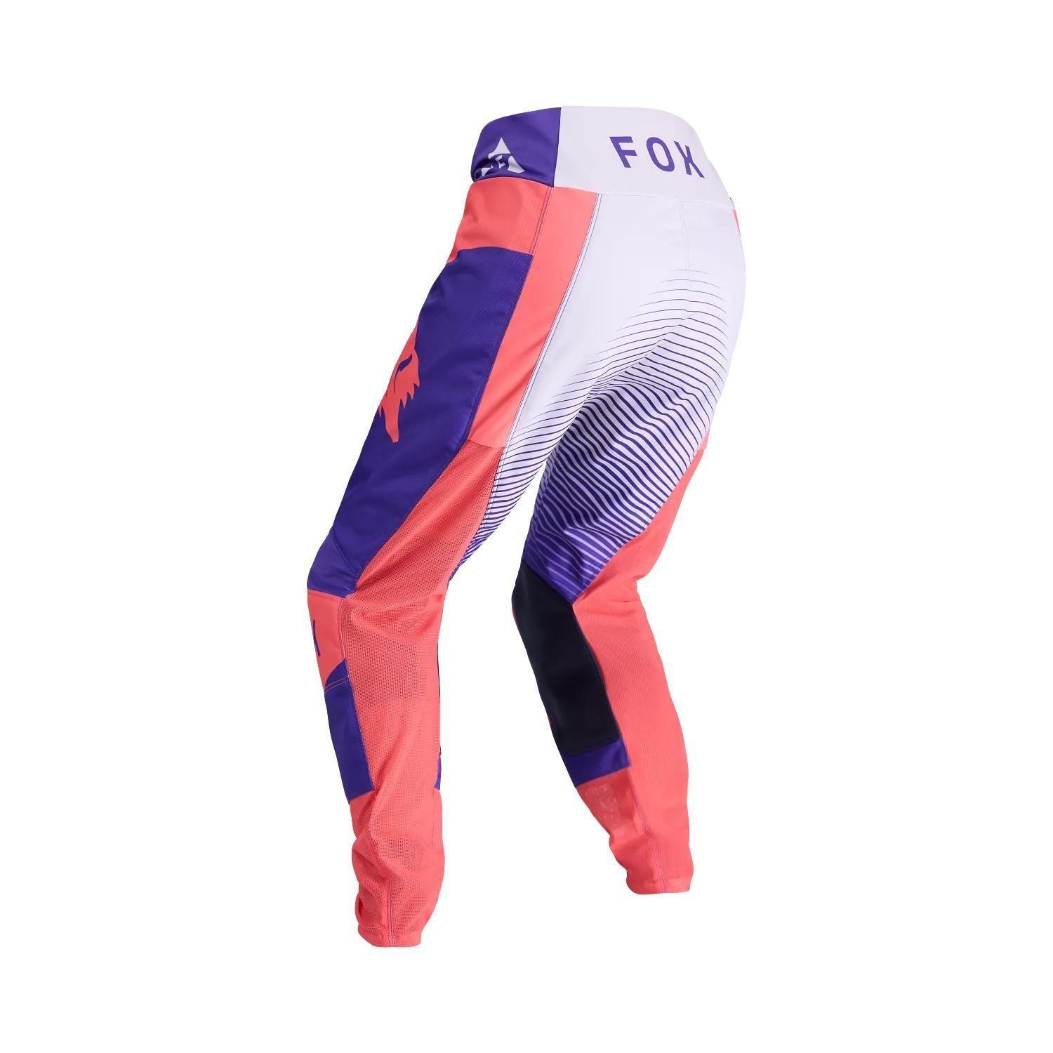 Pantalon Moto Mujer 180 Collect Morado Fox-1