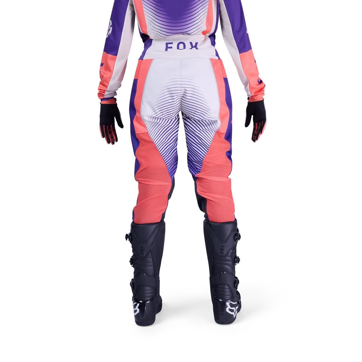 Pantalon Moto Mujer 180 Collect Morado Fox-3