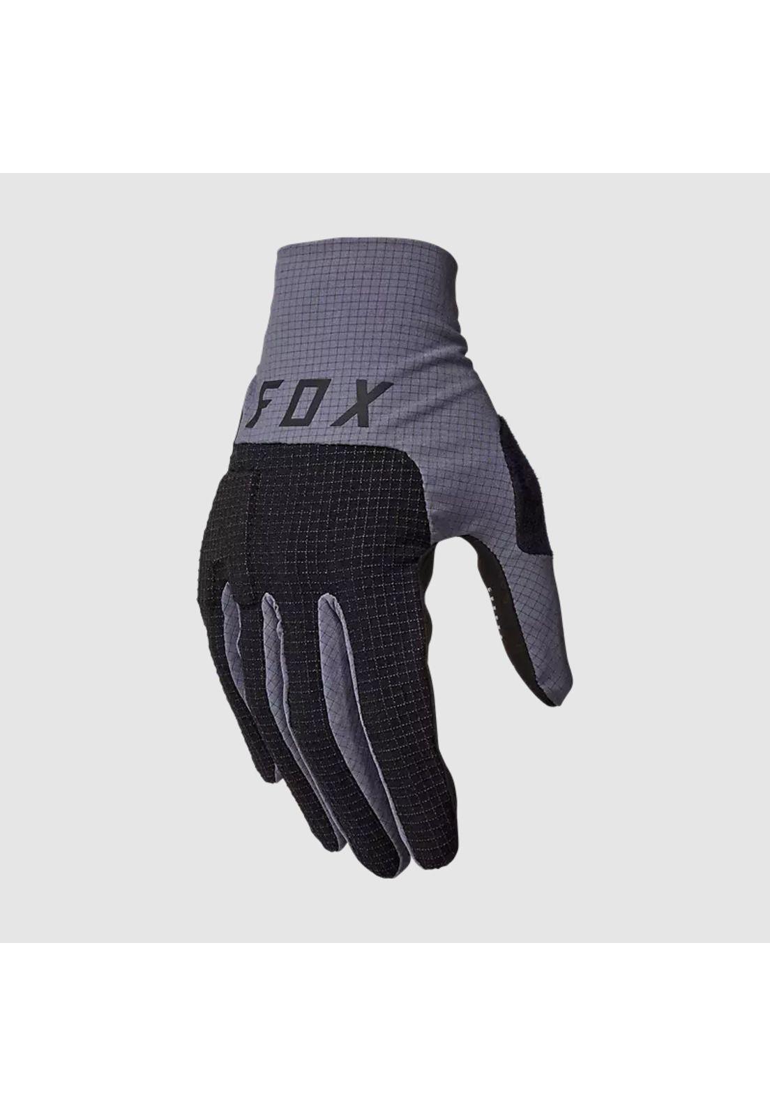 Guantes Bicicleta Flexair Pro Gris/Negro Fox-0