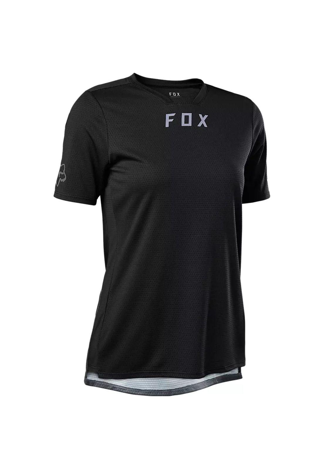 Polera Bicicleta Mujer Defend Negro Fox-0