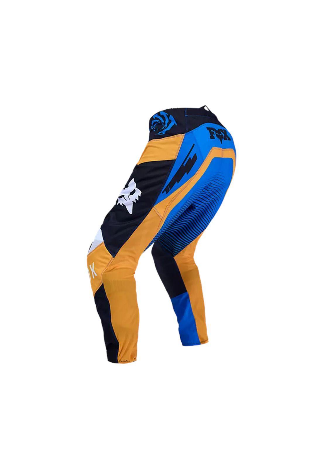Pantalon Moto 180 Collect Azul Fox-1