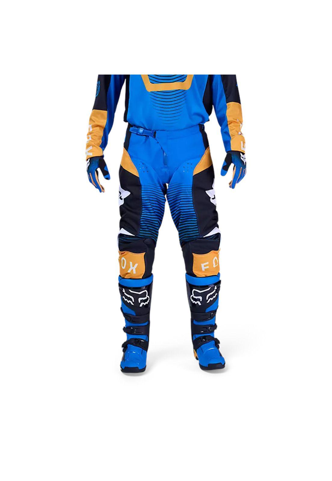 Pantalon Moto 180 Collect Azul Fox-2