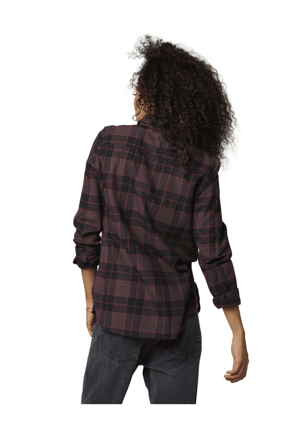 Camisa Lifestyle Mujer Pines Morado Fox-2