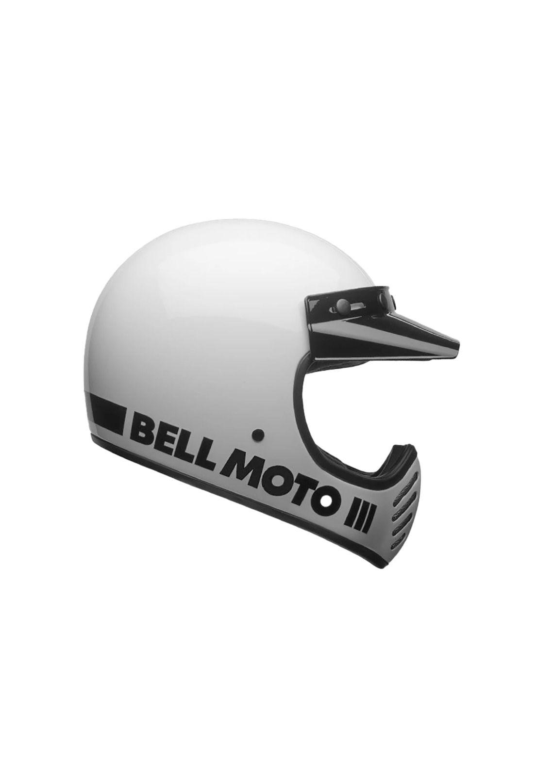 Casco Moto Calle Moto-3 Blanco Bell-0