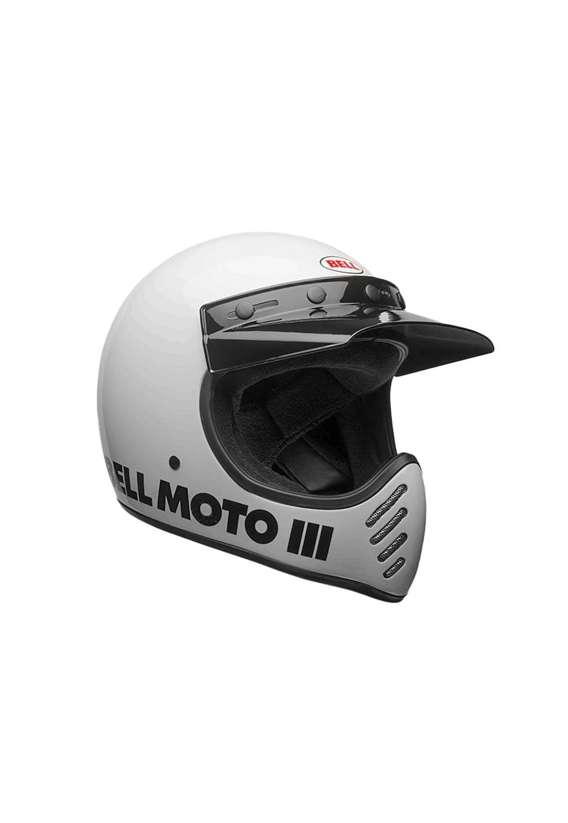 Casco Moto Calle Moto-3 Blanco Bell-1