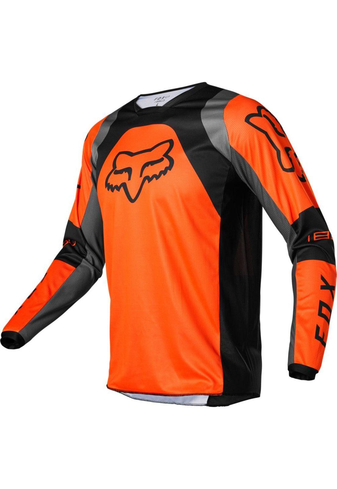 Polera Moto 180 Lux Naranjo Fox-1