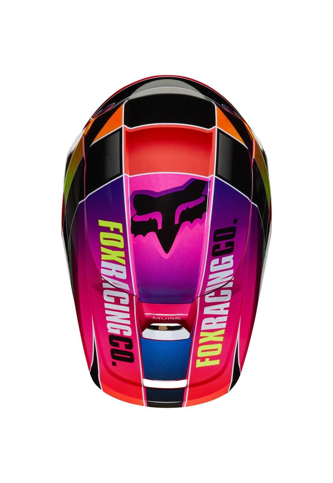 Casco Moto Niño V1 Yorr Multicolor Fox-2