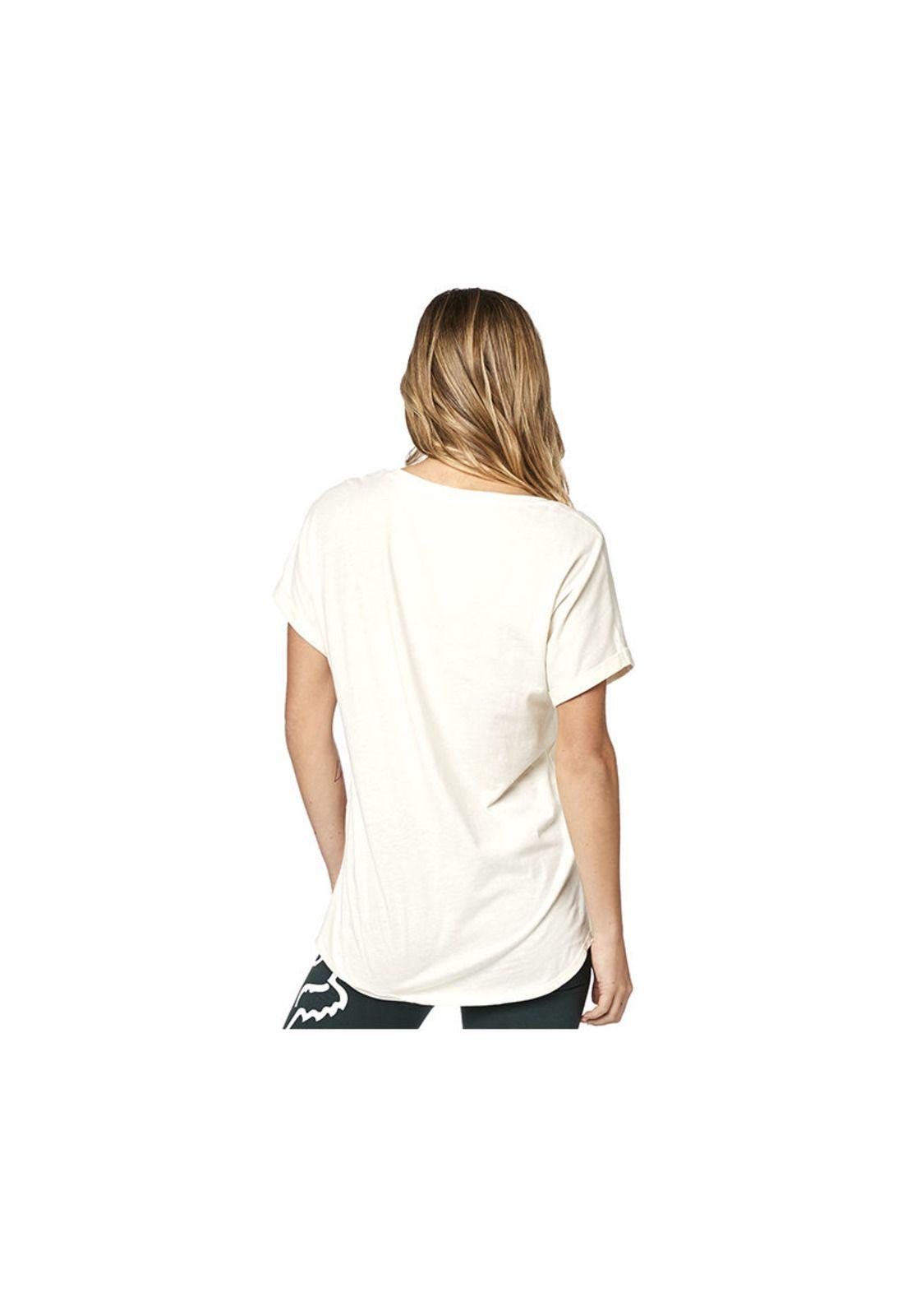 Polera Lifestyle Mujer Responded Blanco Fox-3