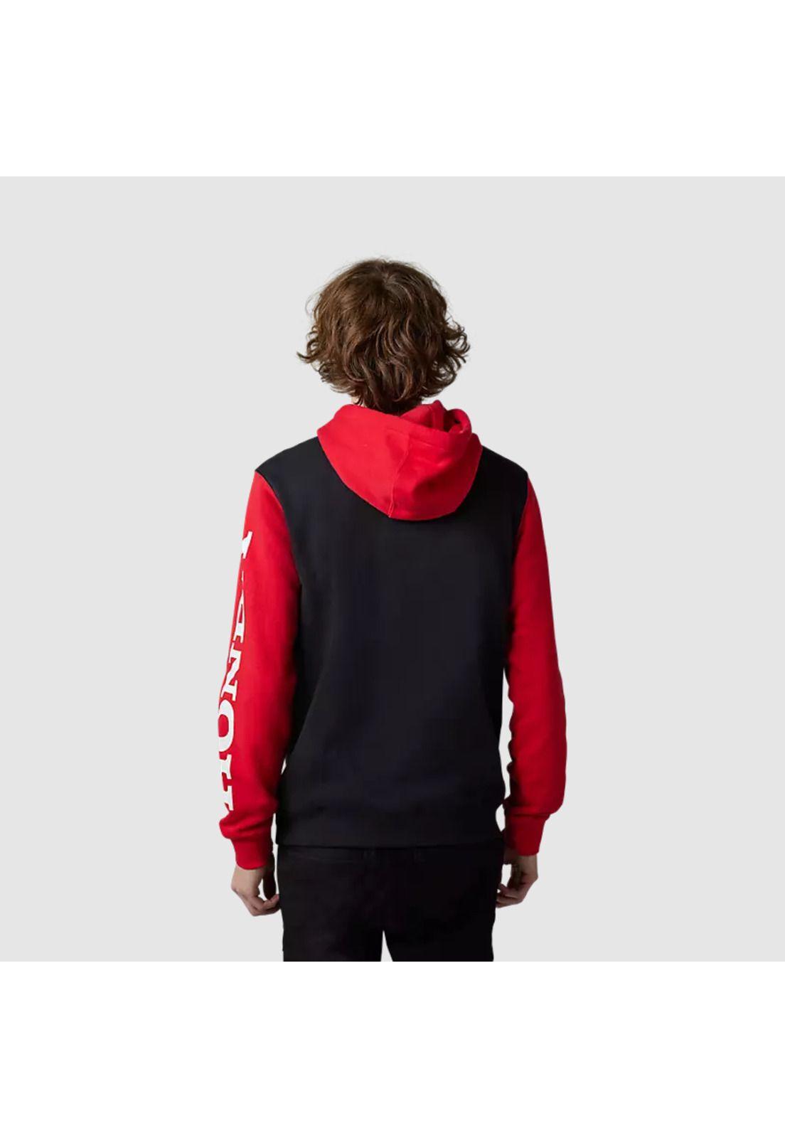 Poleron Lifestyle Canguro Kawasaki Rojo Fox-2