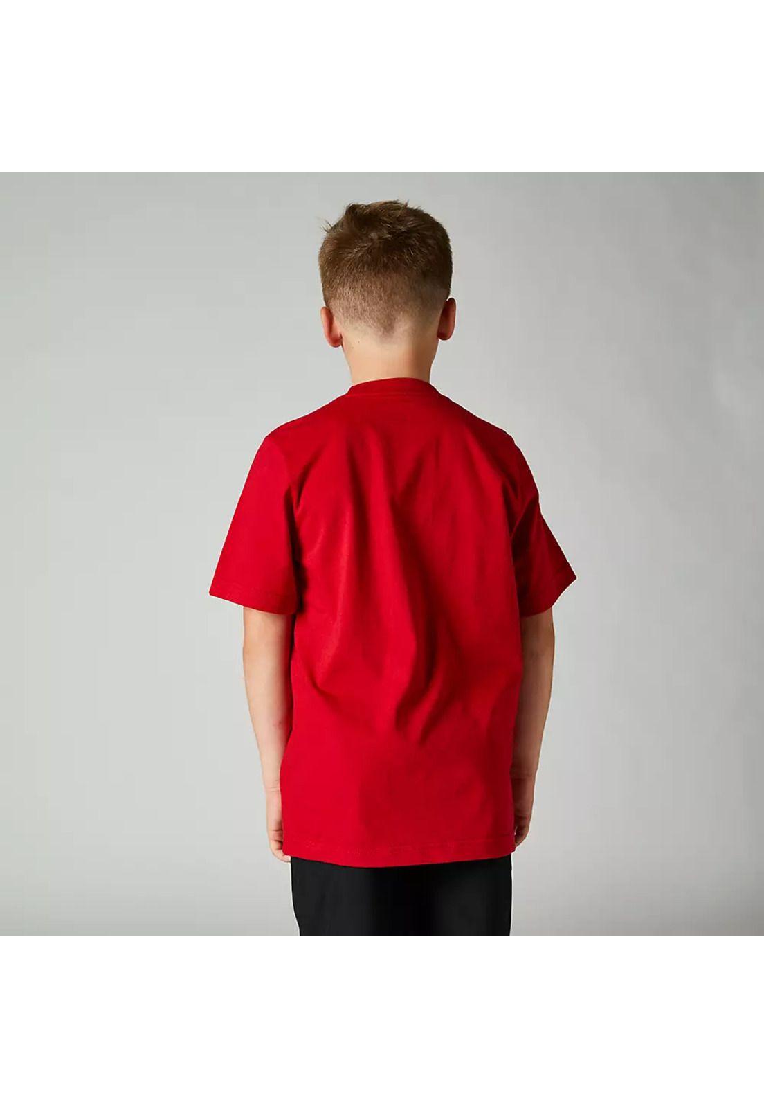 Polera Lifestyle Niño Pinnacle Rojo Fox-2