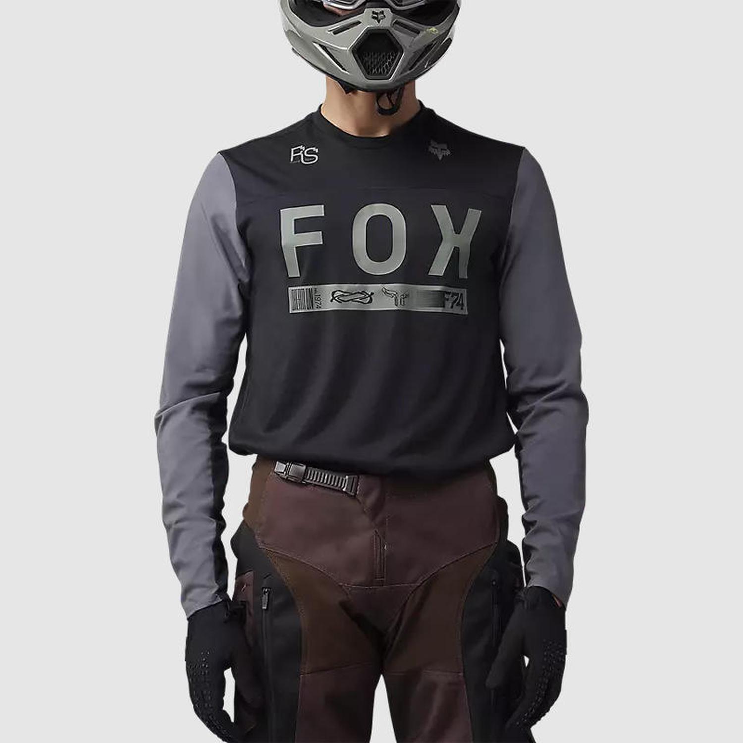 Polera Moto Ranger Off-Road Negro/Gris Fox-2