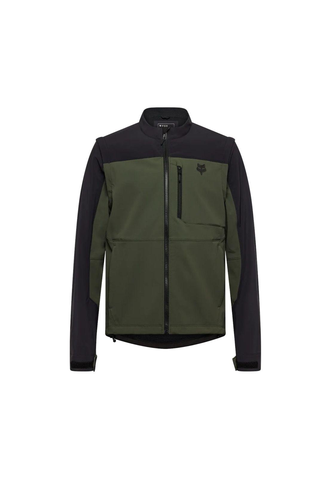 Chaqueta Moto Ranger Softshell Off-Road Verde Fox-0